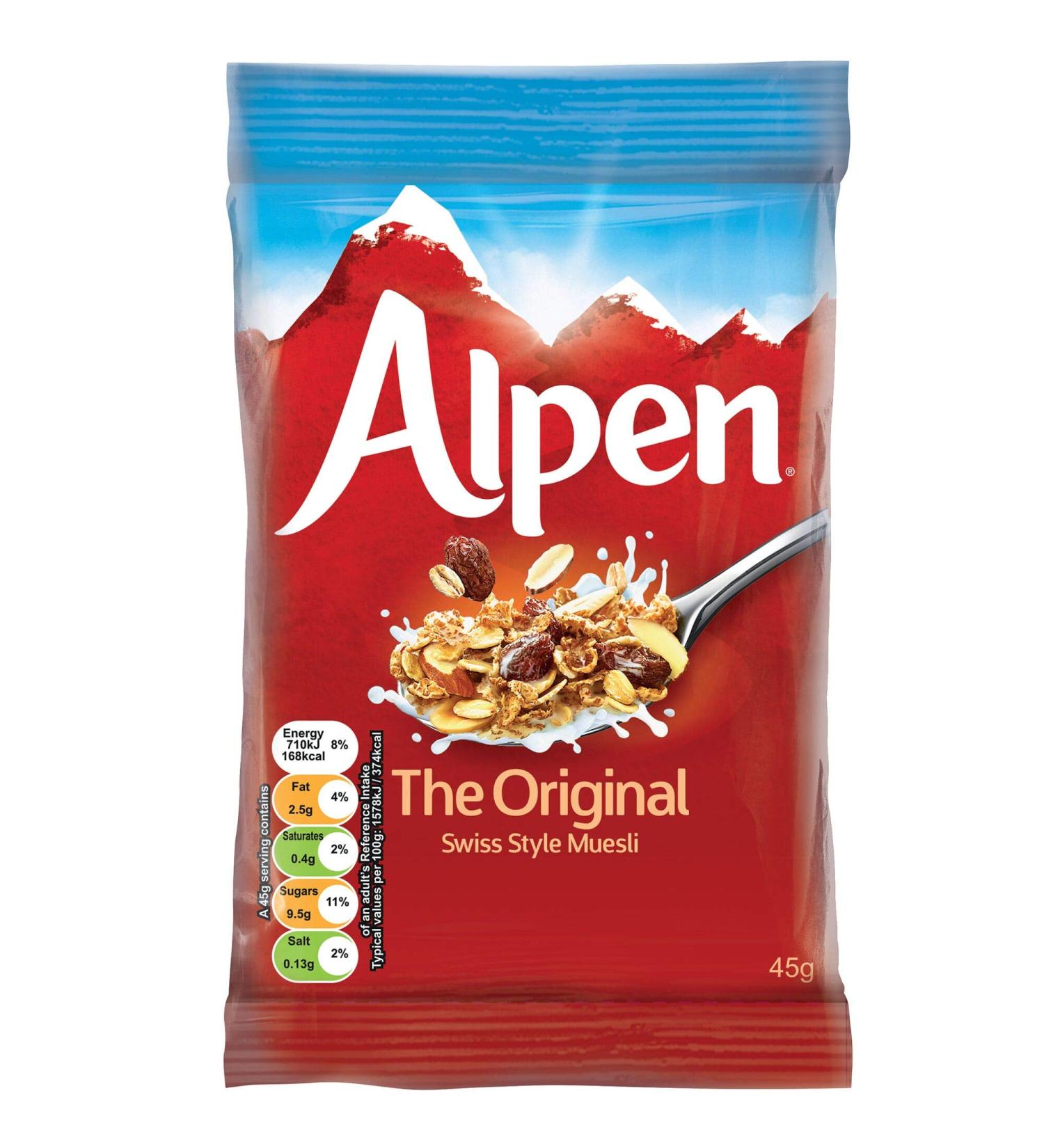 Alpen The Original Muesli Sachets - 30x45g