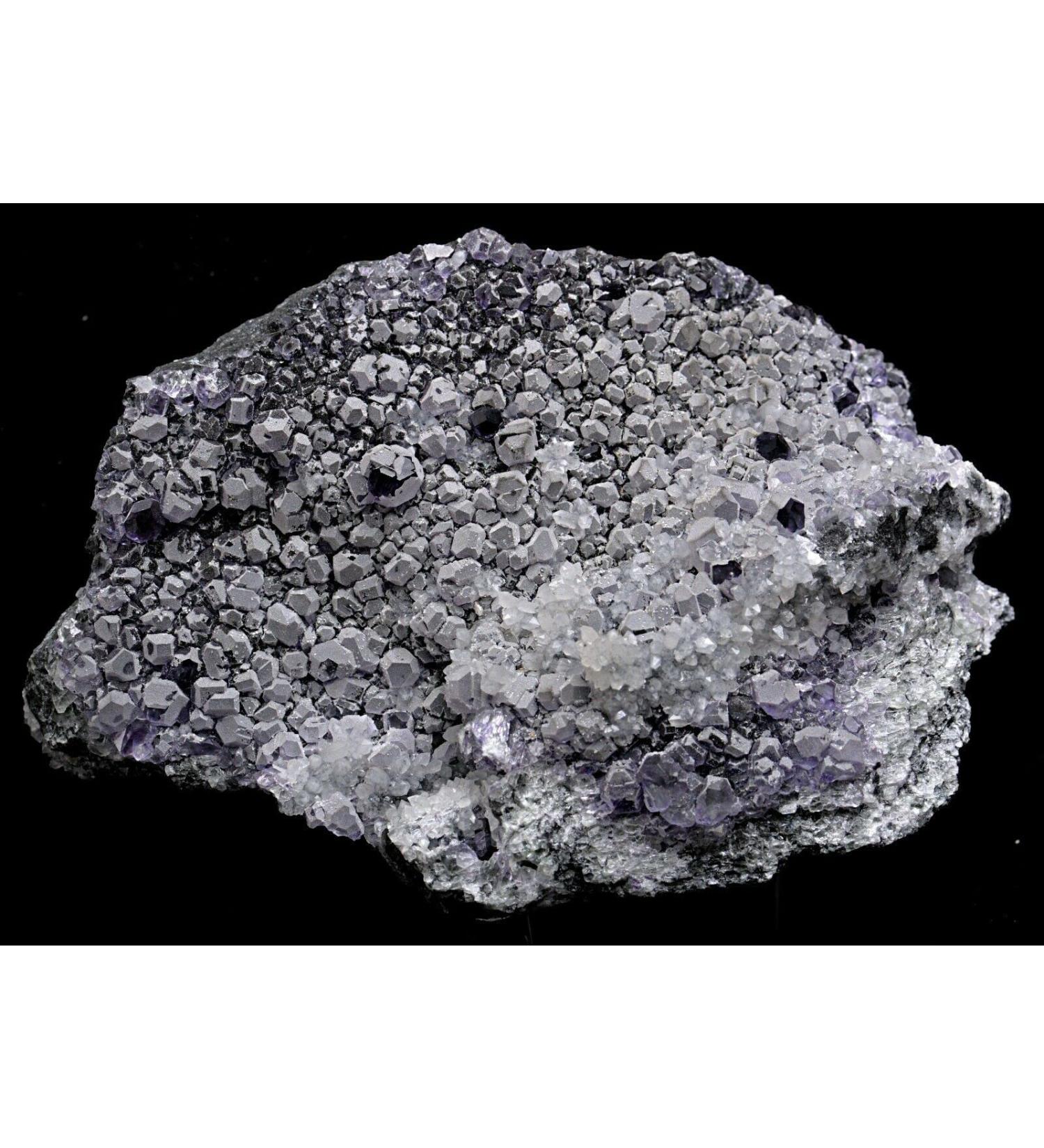 1108g Natural Blue Purple Fluorite Quartz Specimen Full of Texture - Buy Online on GoSupps.com