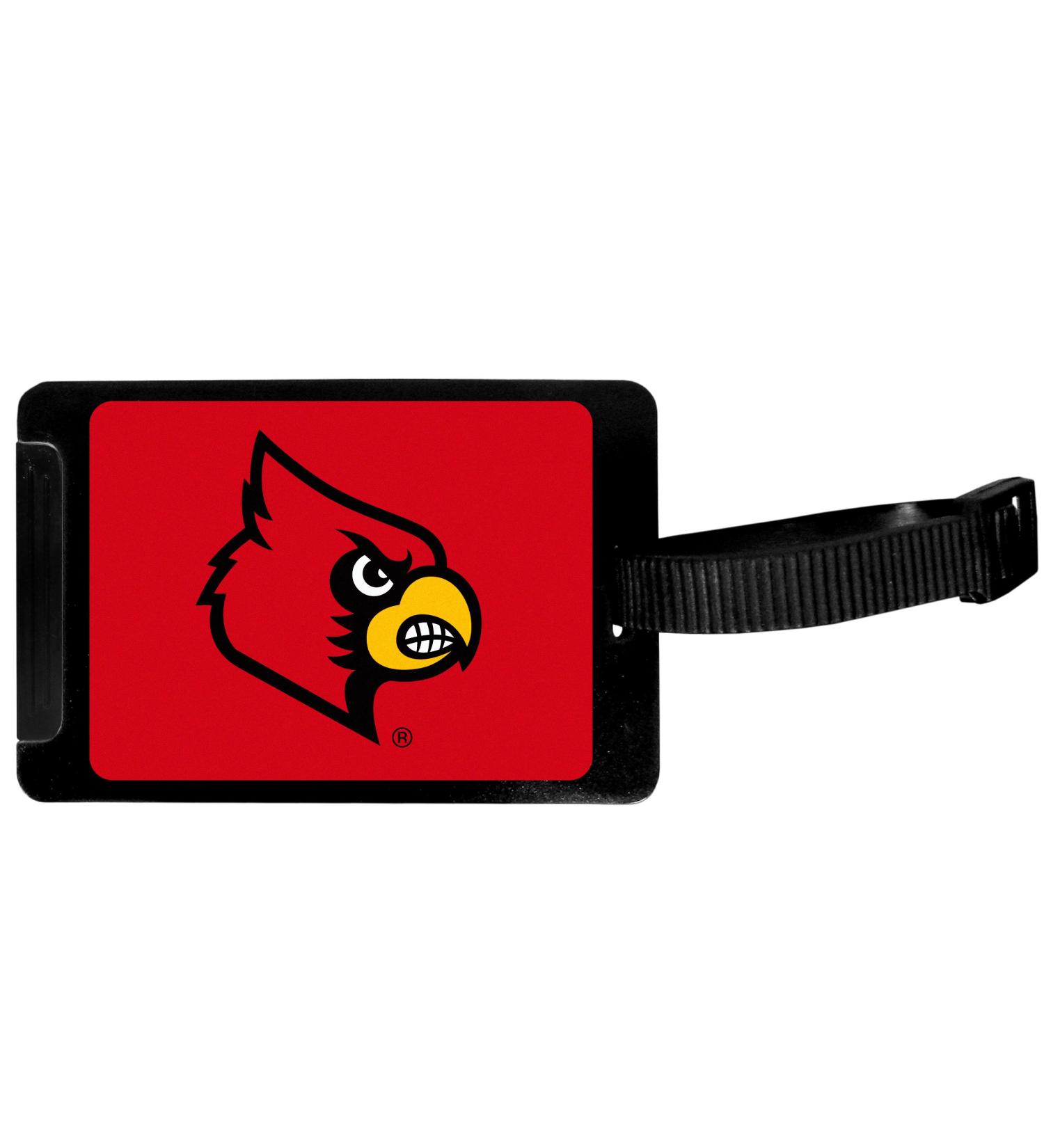 Siskiyou NCAA Louisville Cardinals Luggage Tag , Black, 3.25"