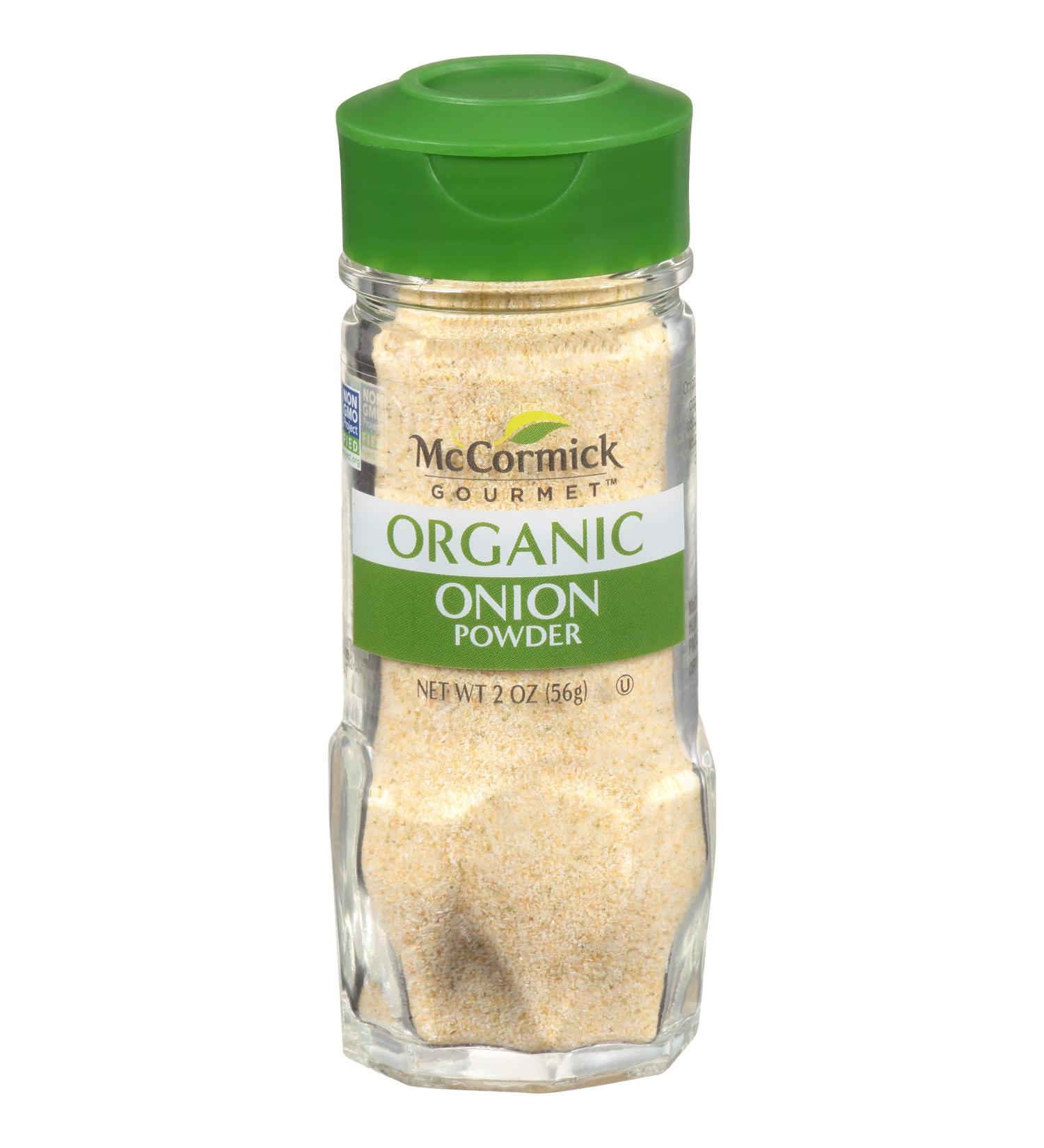McCormick Gourmet Organic Onion Powder - 2 oz | Premium Quality Spice - Buy Online on GoSupps.com
