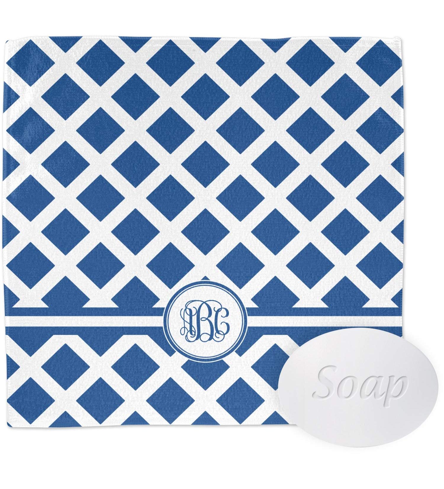 YouCustomizeIt Personalized Diamond Washcloth