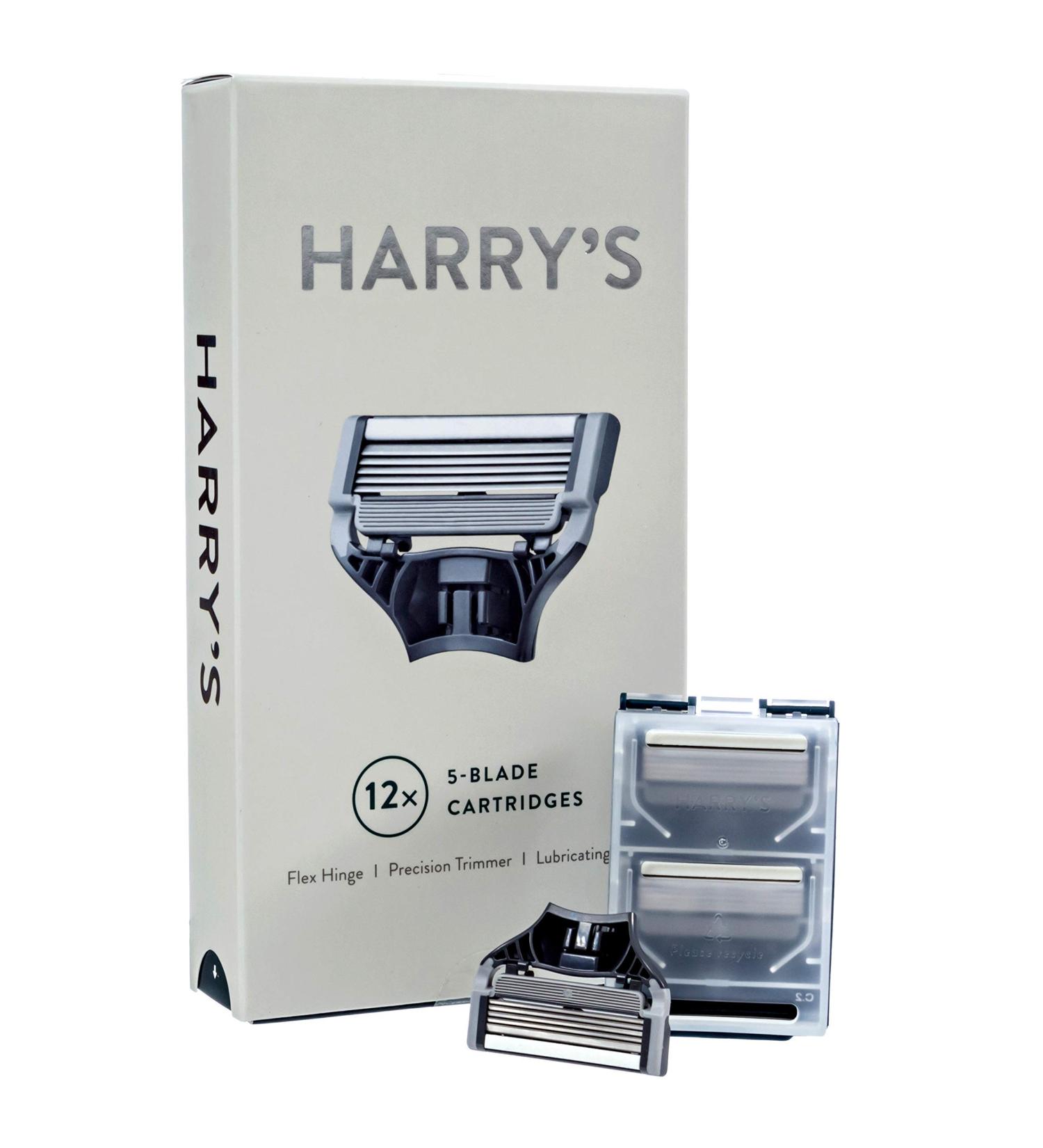 Harry's Razor Blades - 3 Packs of 4 Blades in Durable Water-Friendly Travel Cases - Buy Online on GoSupps.com