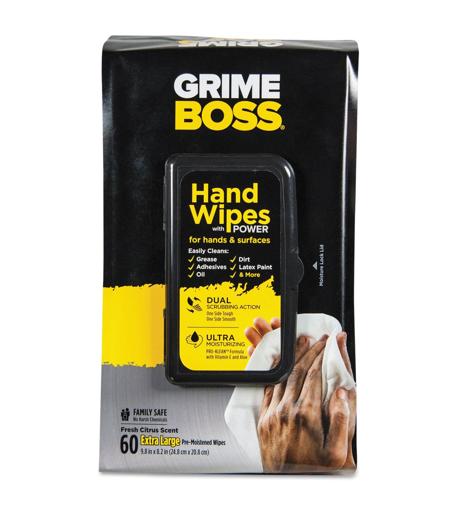 GRIME BOSS HAND WIPE60CT