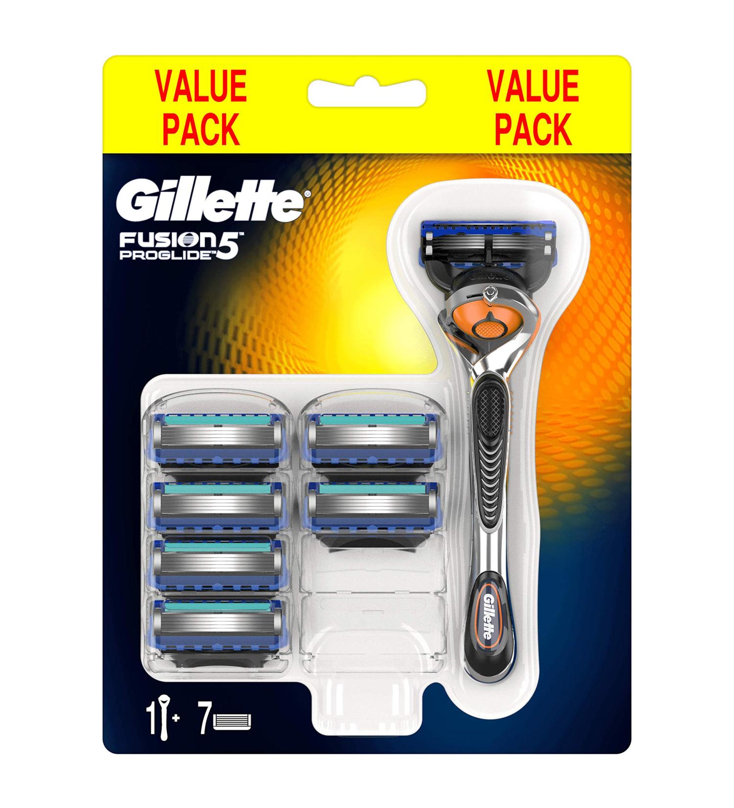 Gillette Fusion5 ProGlide Shaving System for Men - 6 Pack | International Shipping Available - Buy Online on GoSupps.com