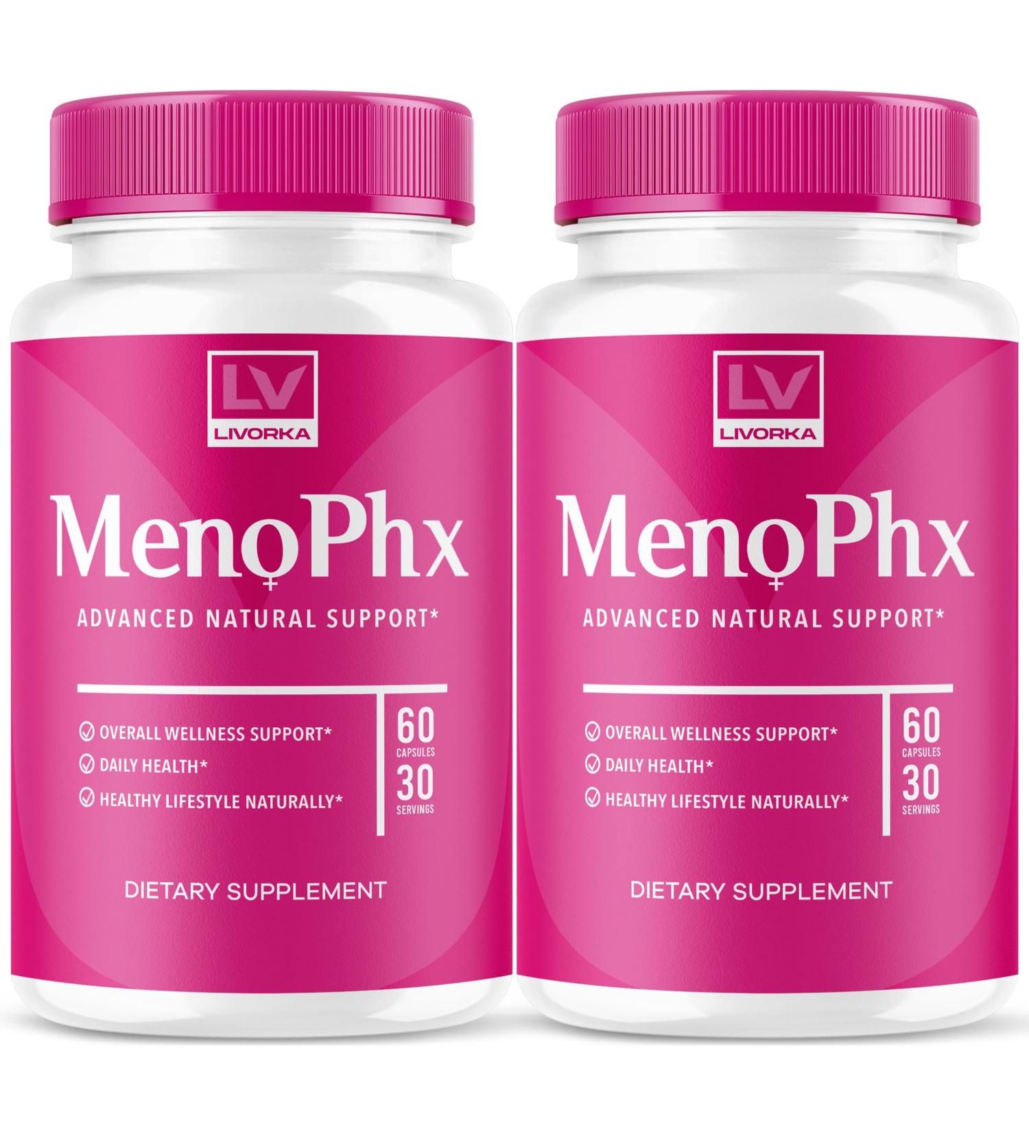 Buy MenoPhx 2 Pack - Detox & Support for Menopause - 120 Capsules - Fast International Shipping - Buy Online on GoSupps.com