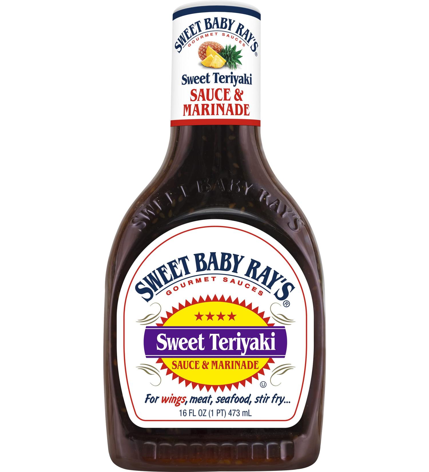 Sweet Baby Rays Sweet Teriyaki Sauce & Marinade 473ml Bottle - Buy Online on GoSupps.com