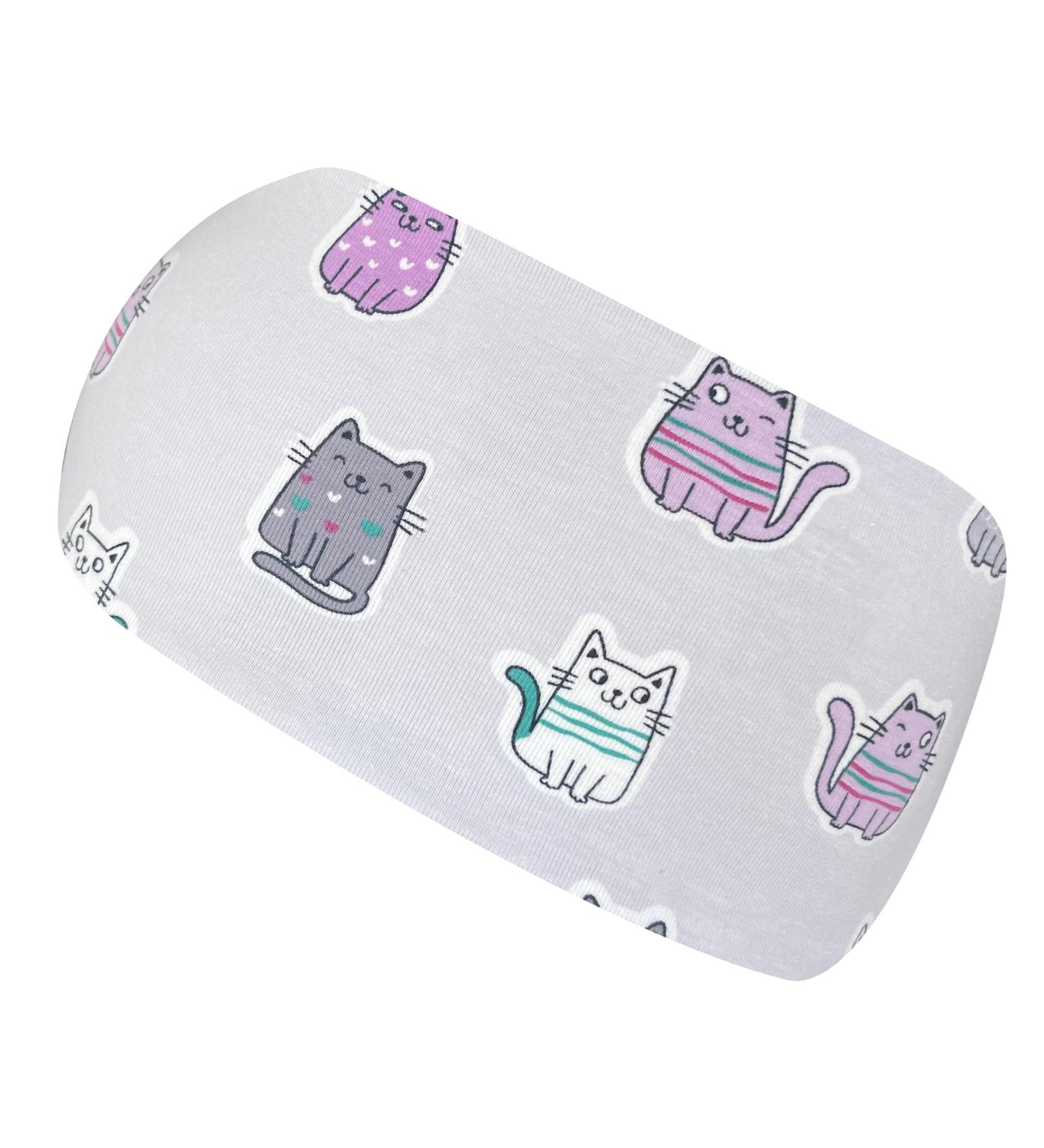 Eco-Friendly Wollhuhn Baby & Toddler Headbands | Soft Jersey Cotton | Cute Cat Motifs | International Shipping - Buy Online on GoSupps.com