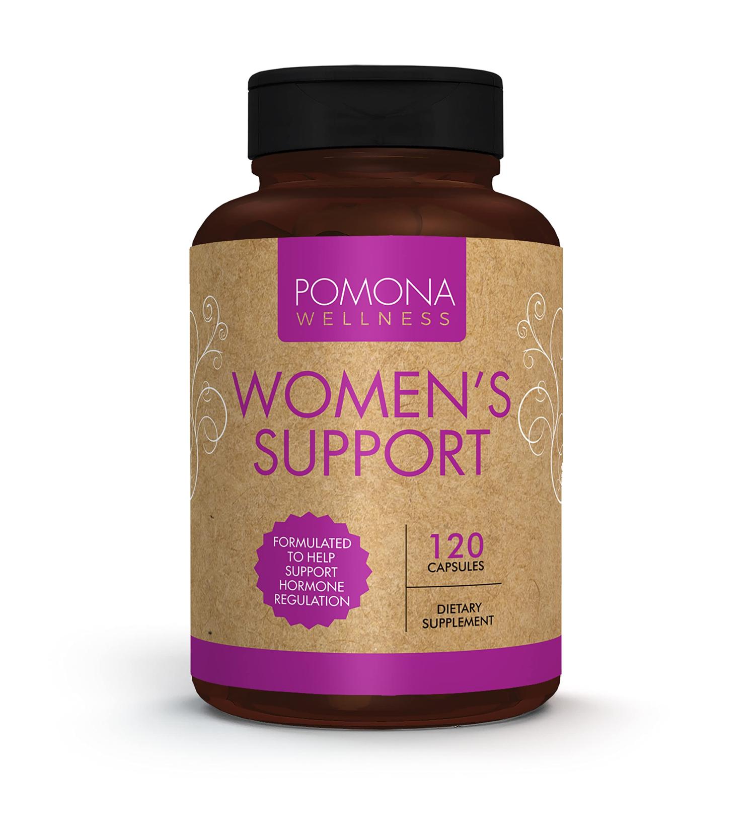 Pomona Wellness Menopause Supplement with Black Cohosh | Hormone Balance & Hot Flash Relief | 120 Count Non-GMO Multivitamin - Buy Online on GoSupps.com