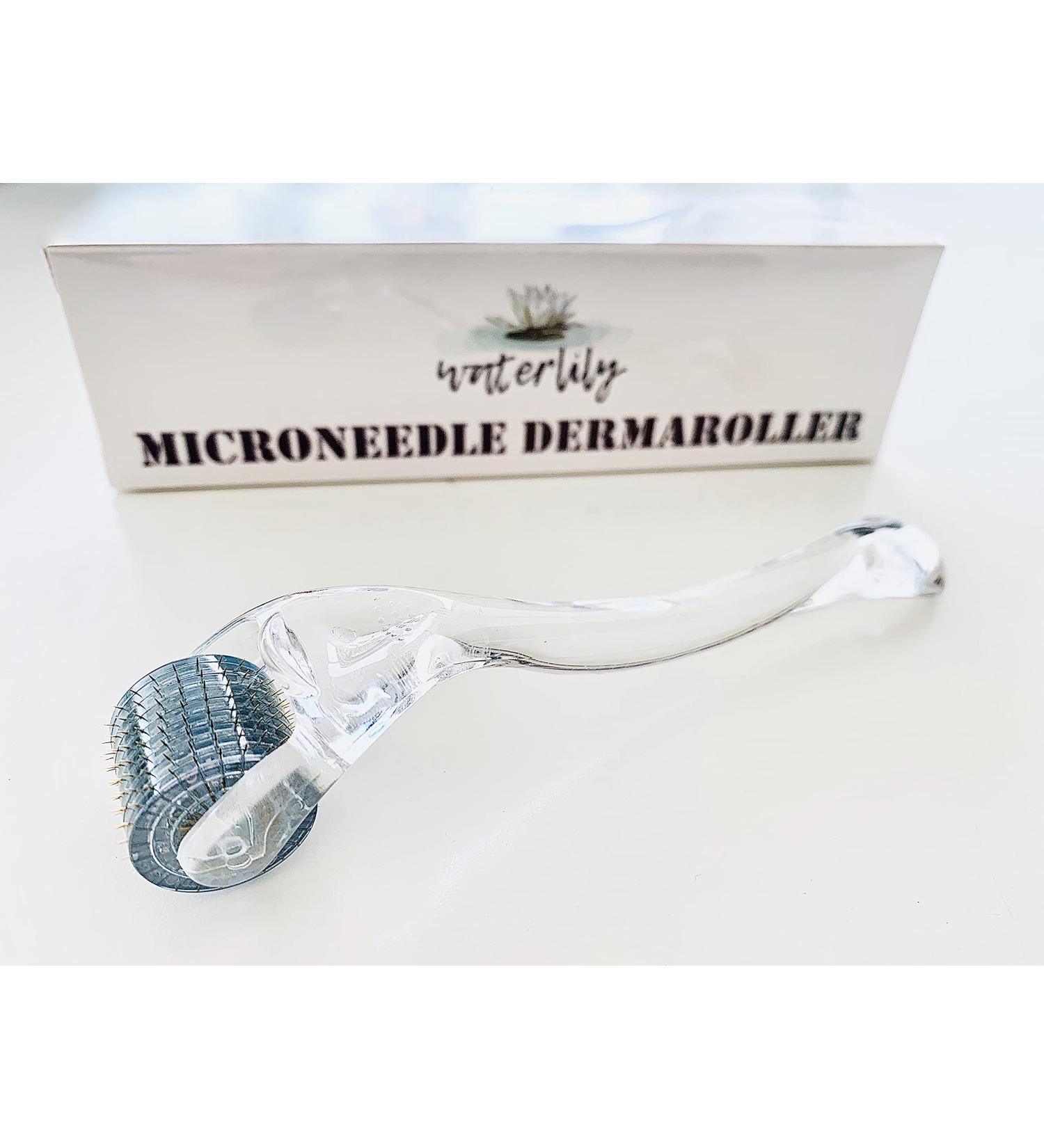 Derma Roller 1.5 mm 192 real individual needles for face hair growth beard body skin care titanium microneedle antiaging 1.5 mm needle - Buy Online on GoSupps.com