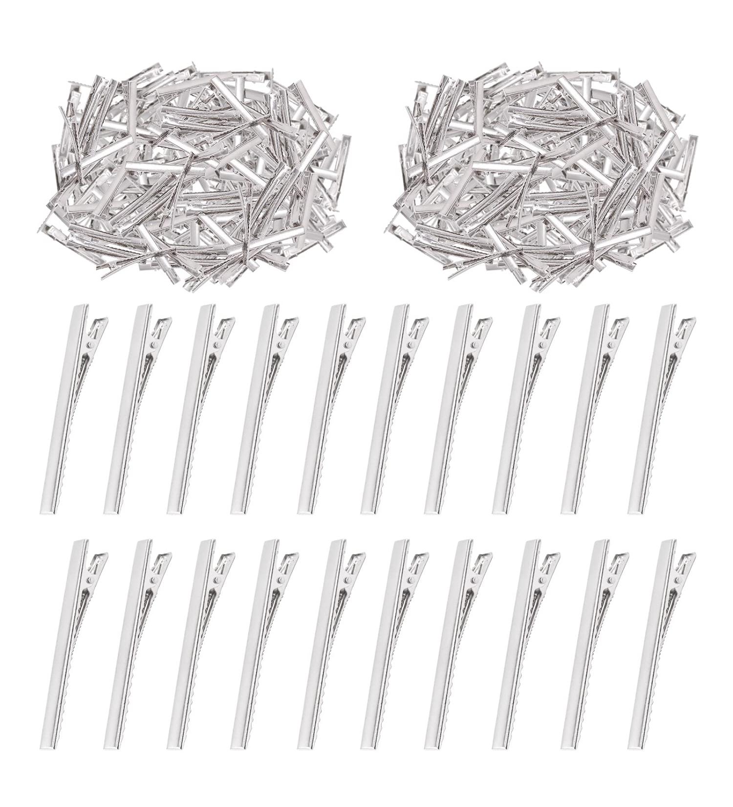 Swpeet 200Pcs 3 Alligator Hair Clips Kit - Metal Duck Bill Hair Clips for Hair Styling DIY - Buy Online on GoSupps.com