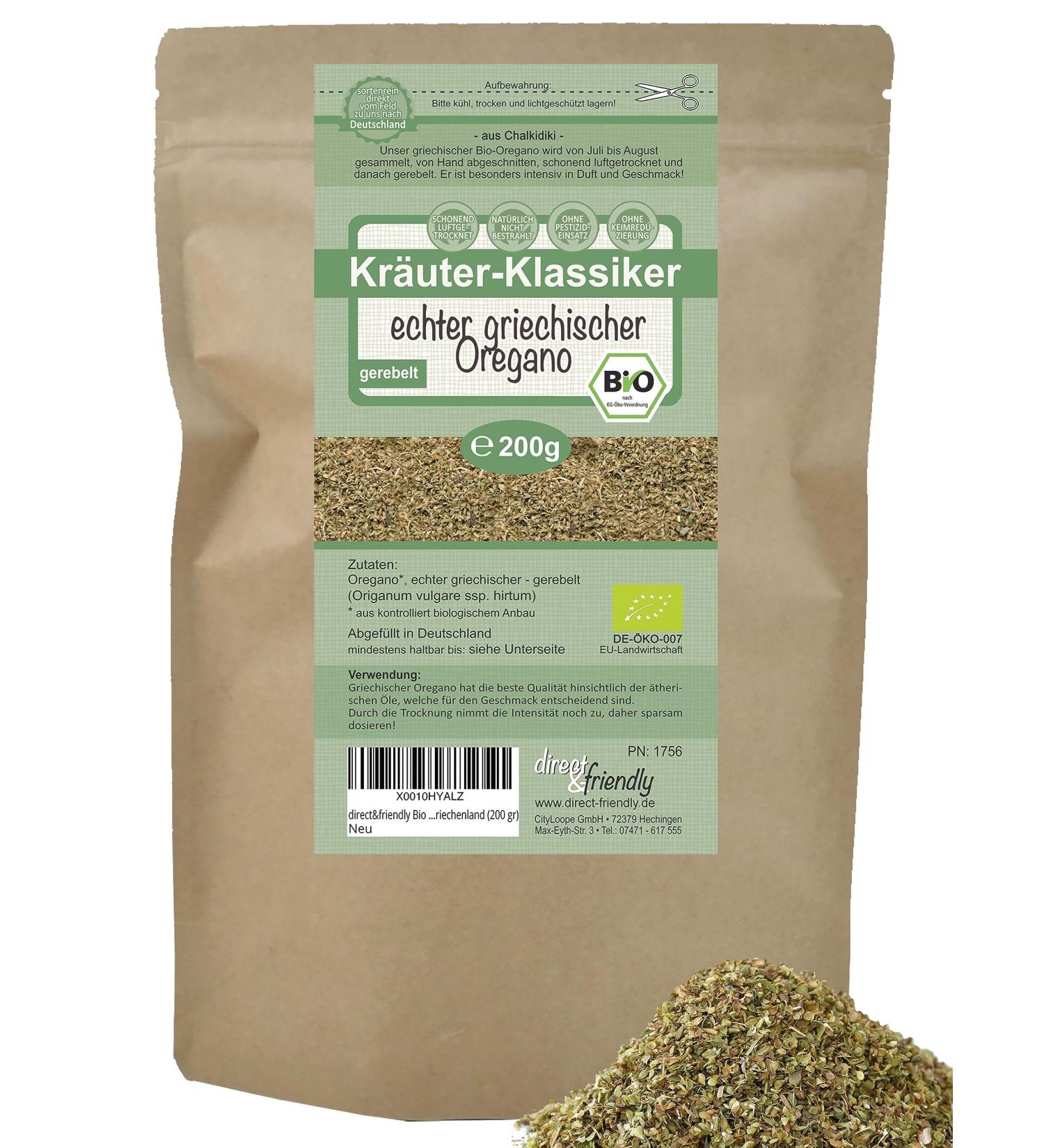 Buy Premium Organic Greek Oregano - Direct from Olympus | 200g Pack | Dried & Fresh Quality - Buy Online on GoSupps.com