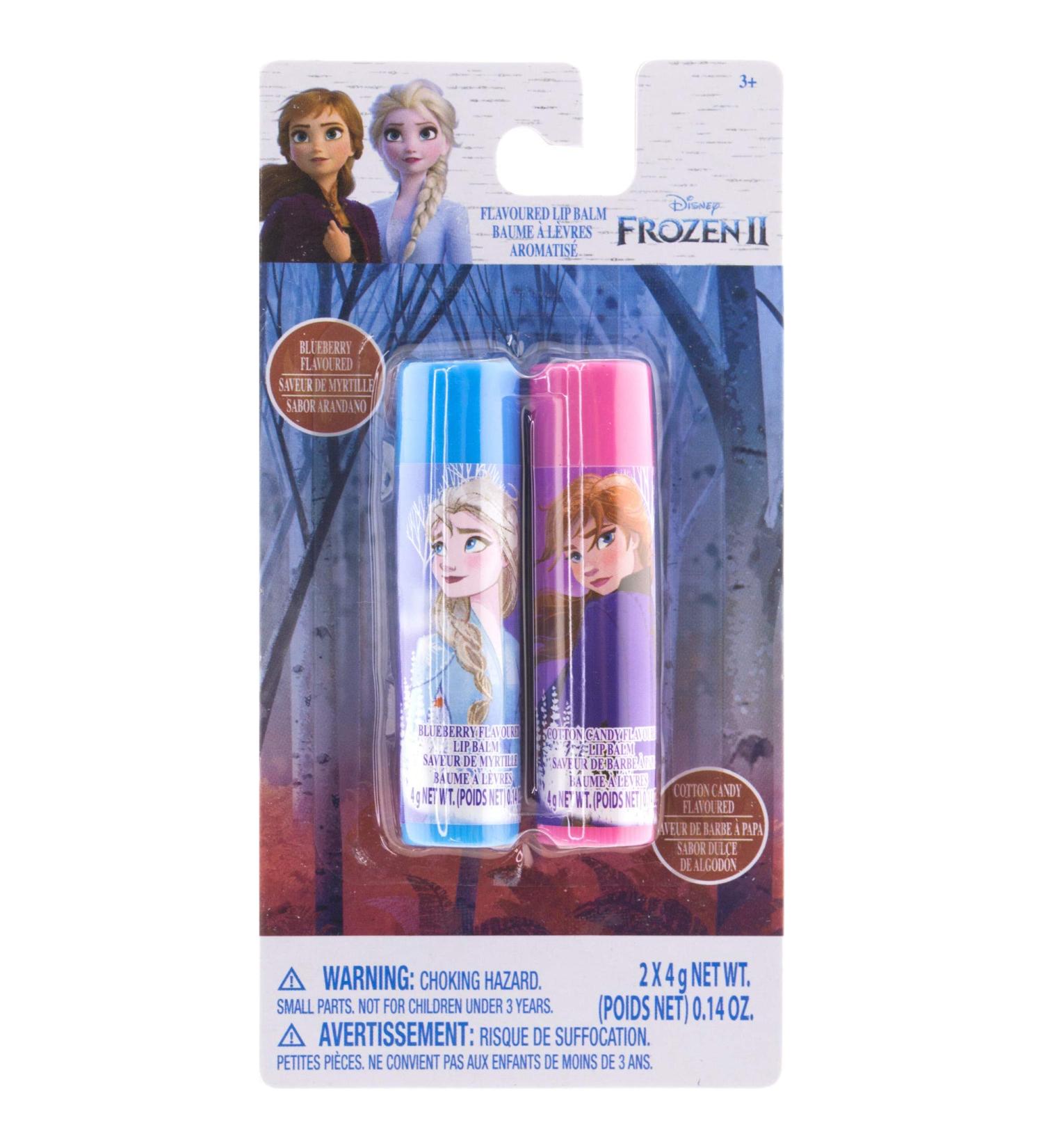 Disney Frozen 2 Anna & Elsa 2-Piece Flavored Lip Balm Stocking Stuffer Party Favor Gift Set