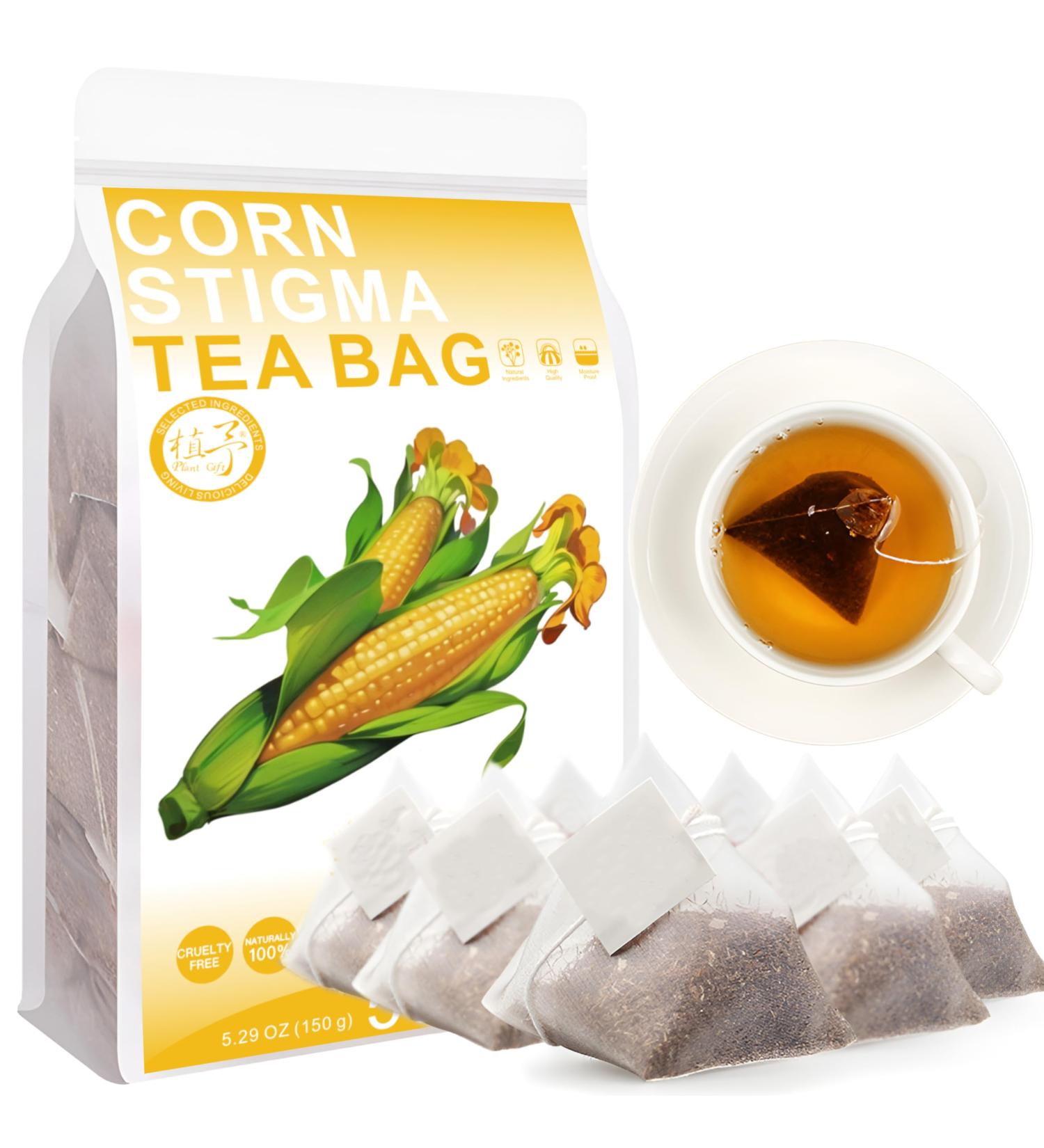100% Natural Corn Stigma Tea Bag 150g/5.29oz (3g*50bags) th frais en soie de ma s tout naturel sans OGM sans gluten tisane - Buy Online on GoSupps.com