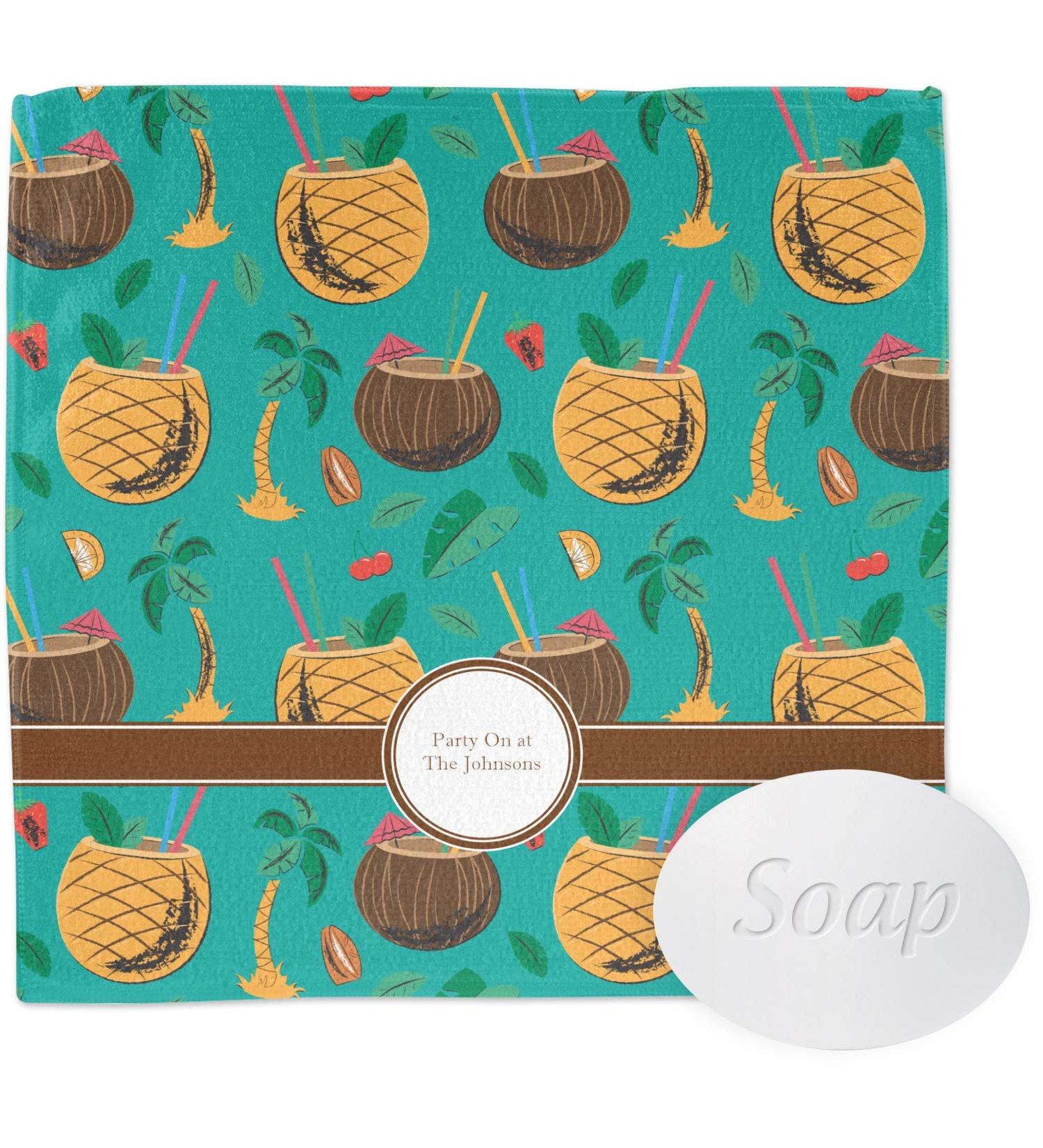 YouCustomizeIt Personalized Coconut Drinks Washcloth