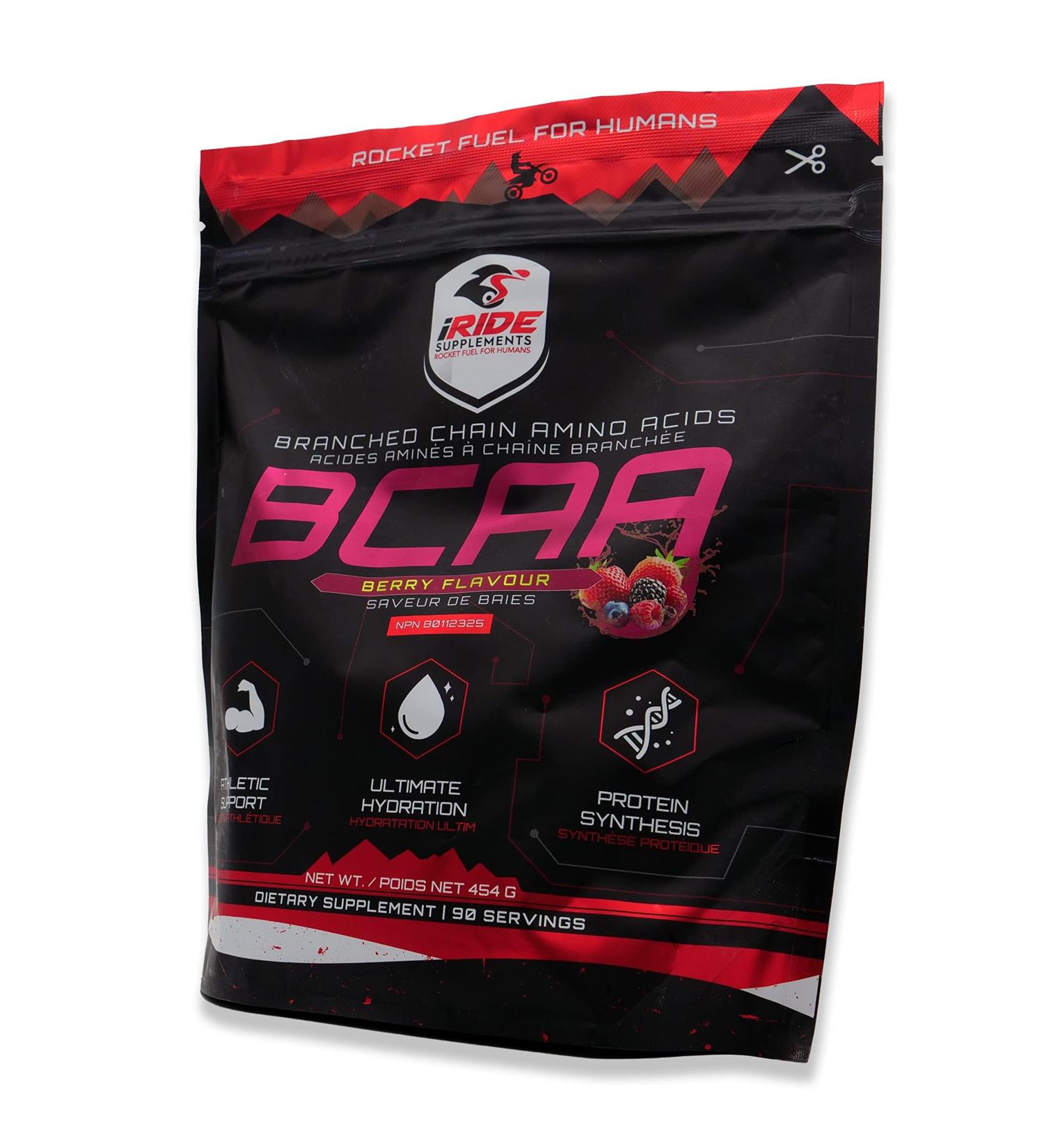 Branched Chain Amino Acids BCAA Protein Powder | Berry Flavor - Boost Energy Hydrate & Enhance Performance | 90 Servings - Ideal for Athletes - Buy Online on GoSupps.com