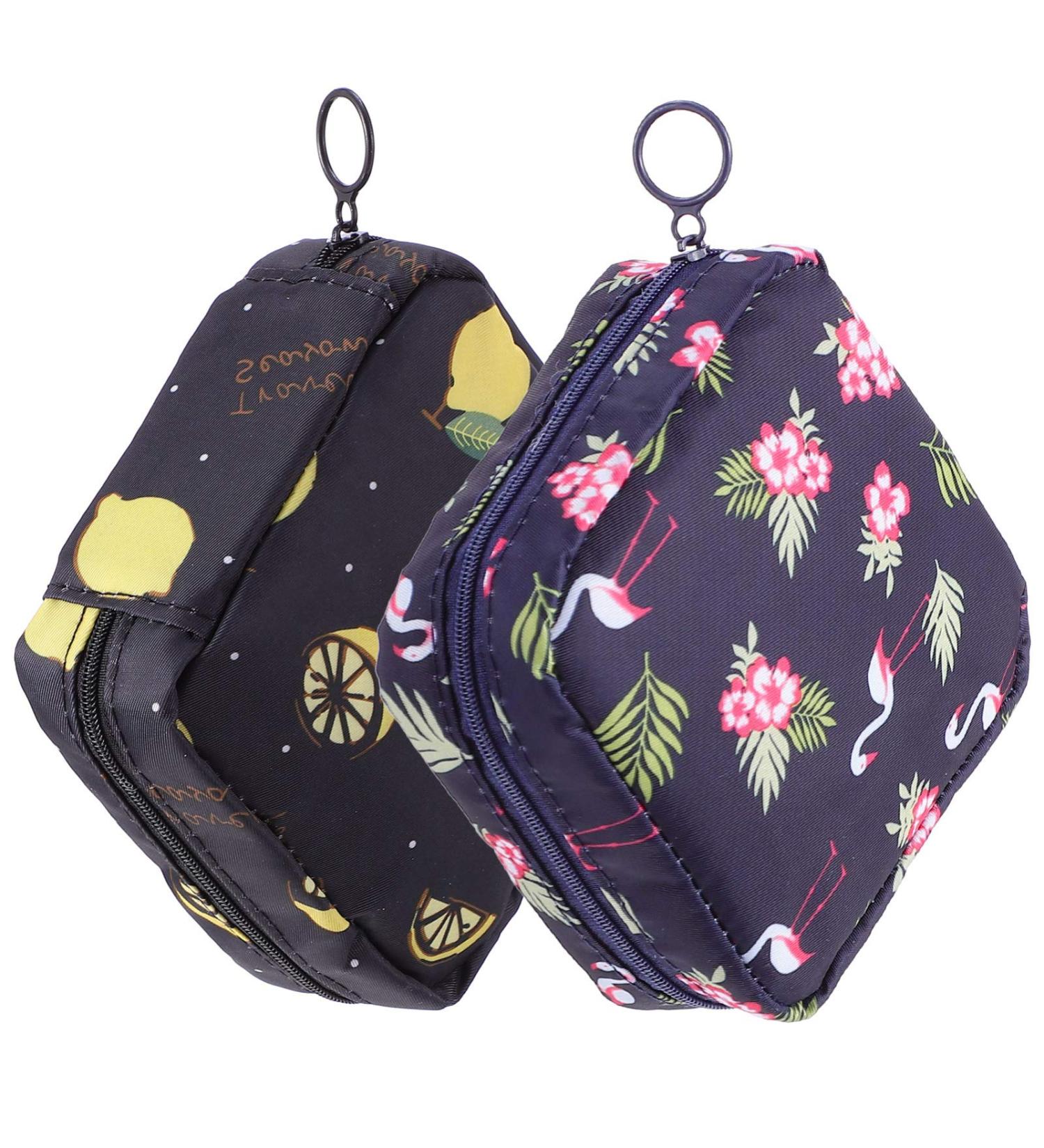 FOMIYES Tampon Bag 2pcs | Portable Sanitary Napkin Storage Bags for Women and Teen Girls - Buy Online on GoSupps.com