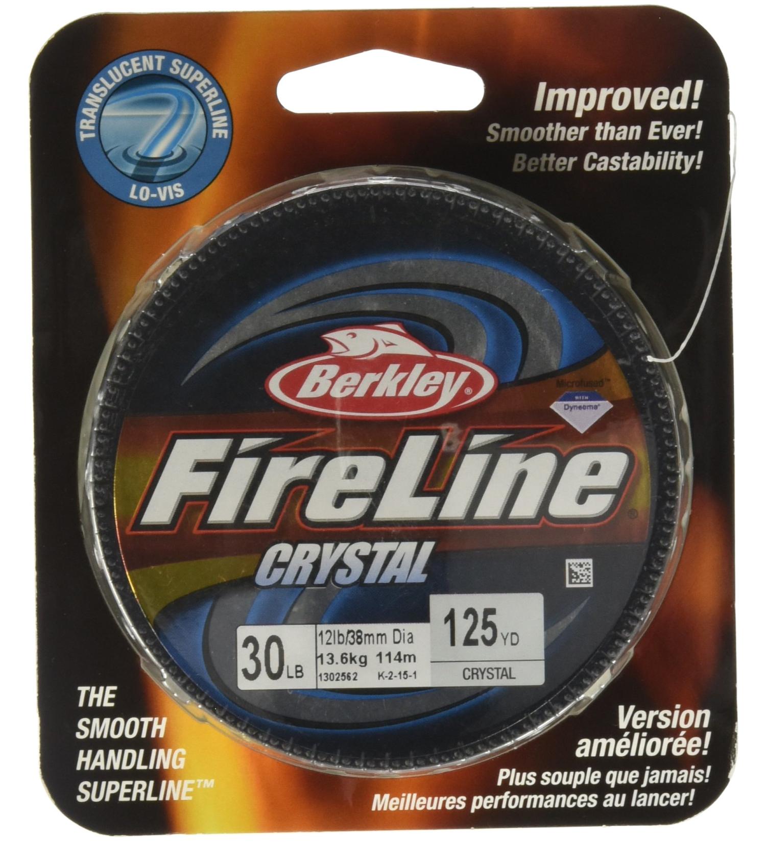 Berkley Fused Crystal Fireline 4/1 Lb 125 Yd - Strong and Invisible Fishing Line - Buy Online on GoSupps.com