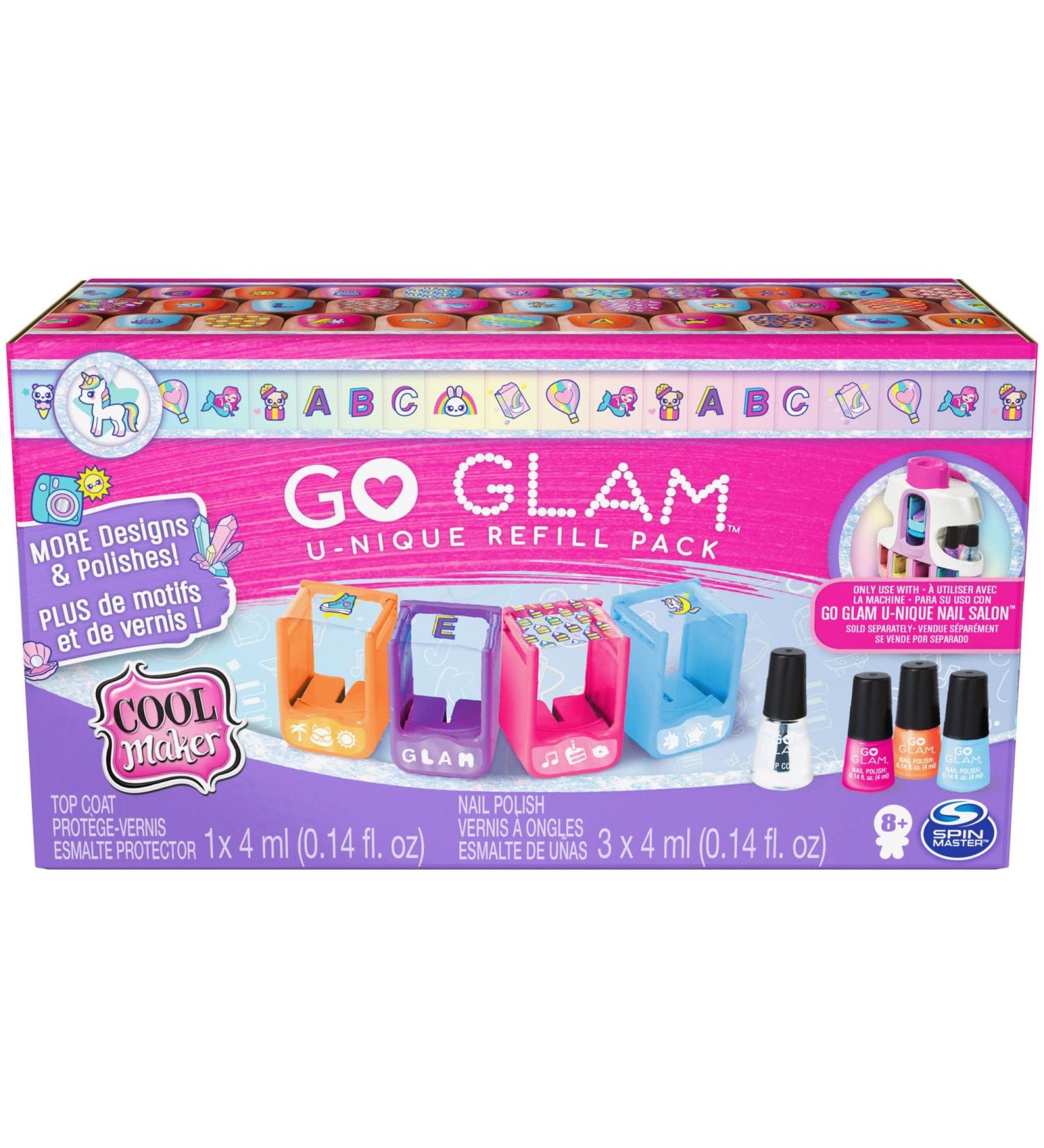 Cool Maker Go Glam Unique Refill Set XXL - Nail Salon Accessories for Ages 8+ Perfect for Creative Nail Art & DIY Projects - Shop Internationally! - Buy Online on GoSupps.com