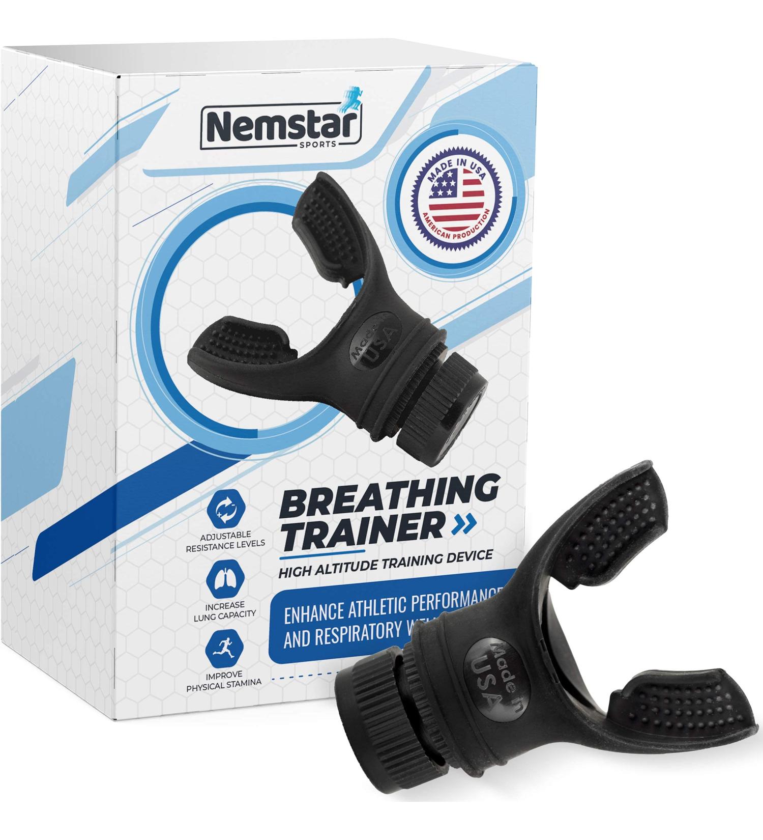 Nemstar Breathing Exercise Device Lung Exerciser Device for Expiratory Inspiratory Muscle Trainer for Lung Capacity Respiratory Therapy Lung Breathing Exerciser for Training Inhale Health o2 Trainer - Buy Online on GoSupps.com