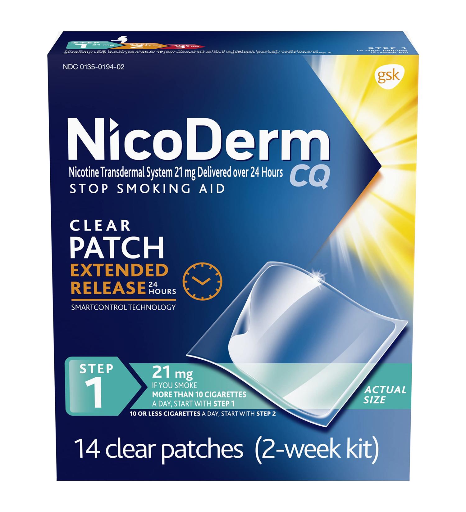 Clear Nicotine Patches