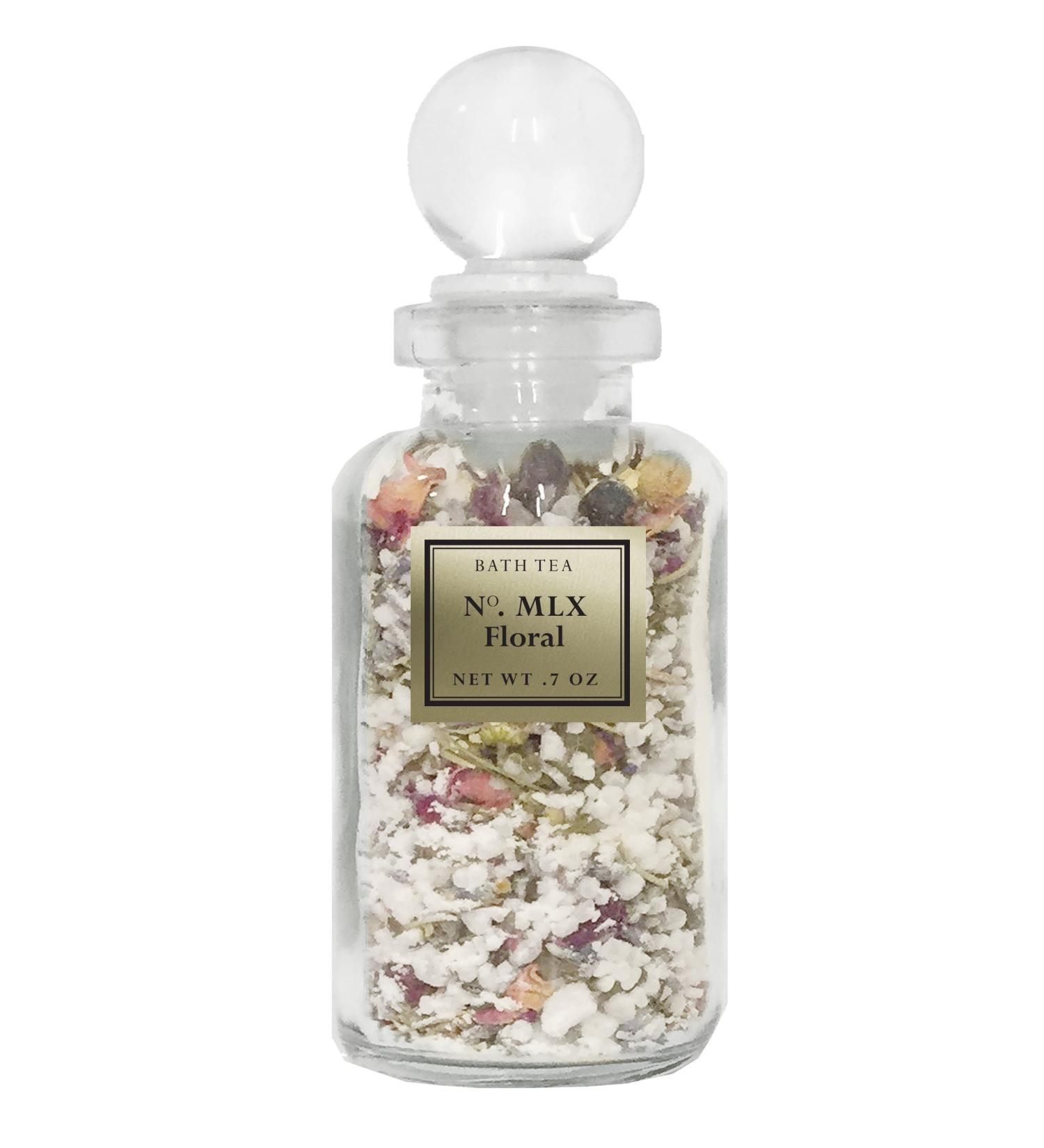 Bios Apothecary Floral Bath Tea Natural Herbal Aromatherapy Soak in Collectible Glass Bottle Perfect Gift Idea - Buy Online on GoSupps.com