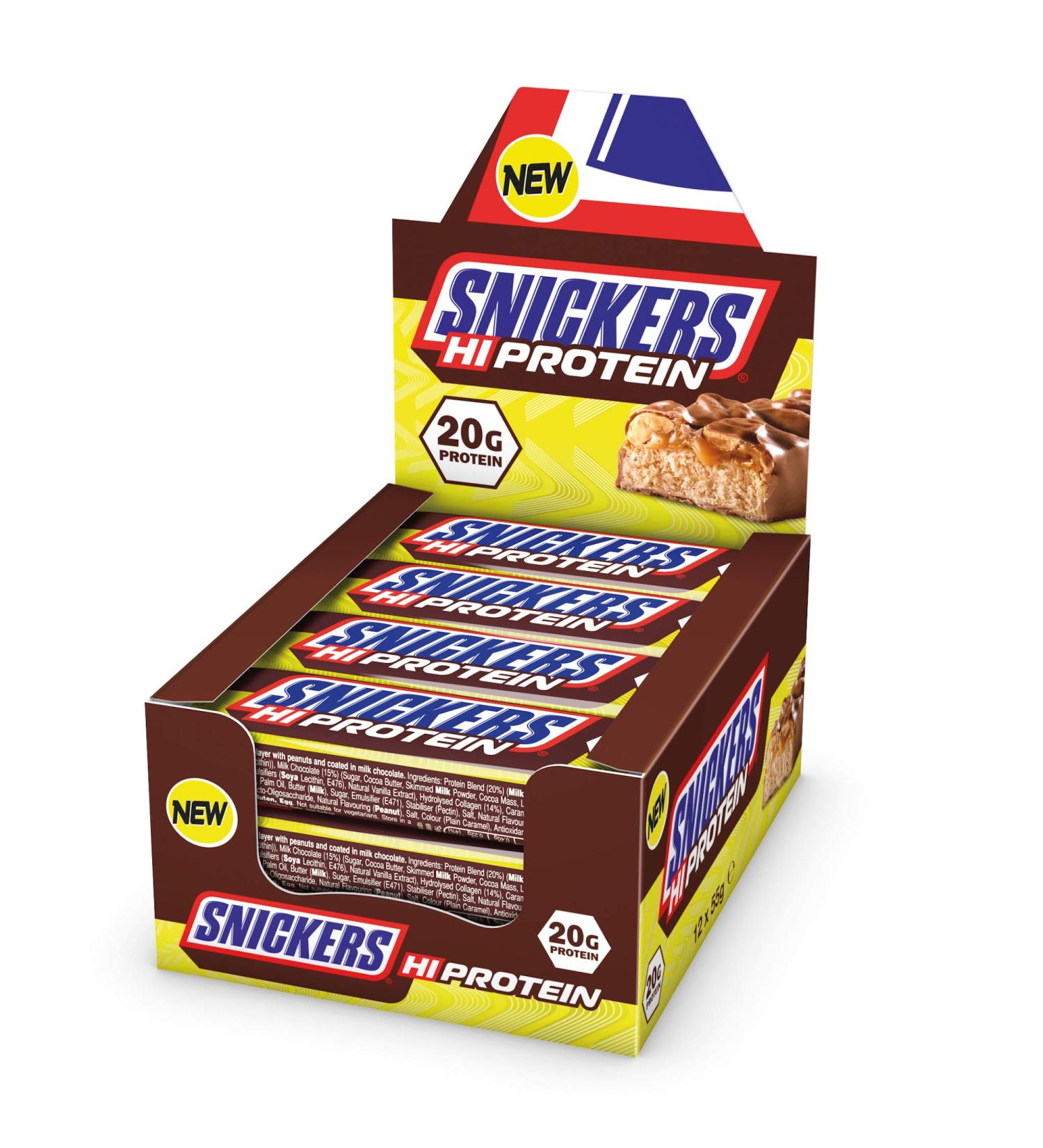 Snickers Hi Protein Bars - 12 Pack | Nutritious Snack for Energy Boost - Buy Online on GoSupps.com