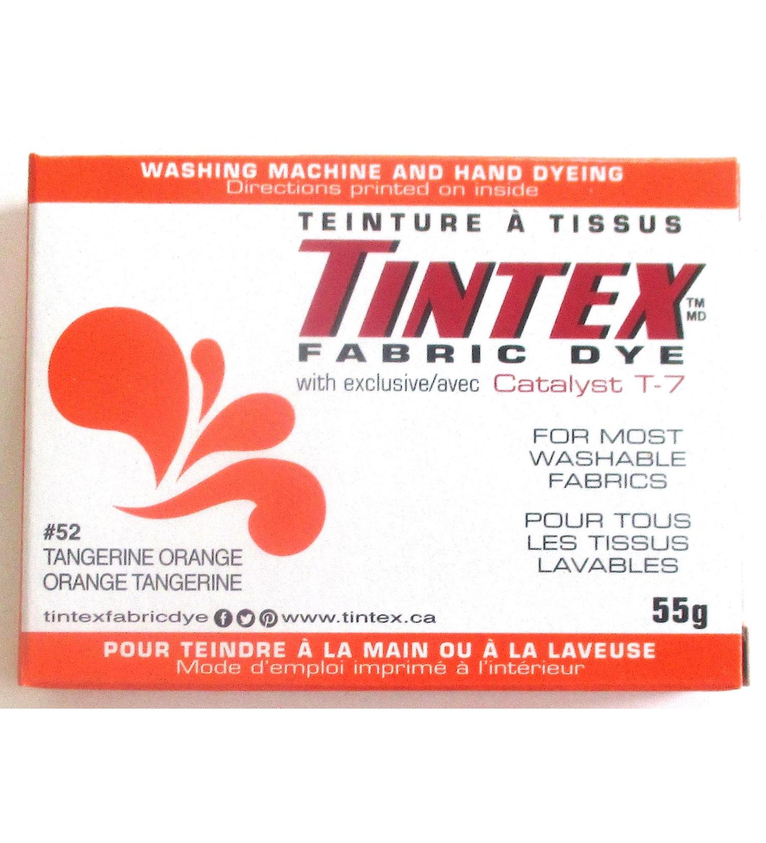 Tintex Brand Tangerine Orange Fabric Dye #52