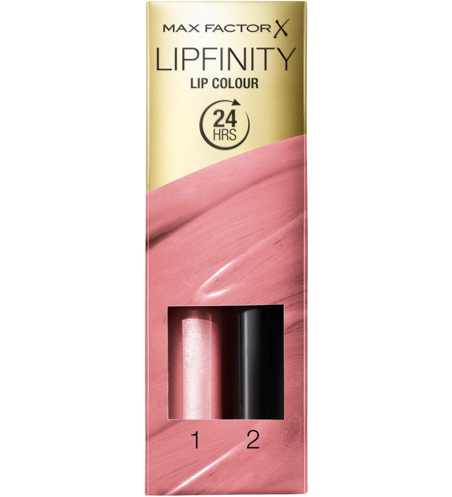 Max Factor Max Factor Lipfinity Whispers 2ml & 1 x 3ml Pack of 10