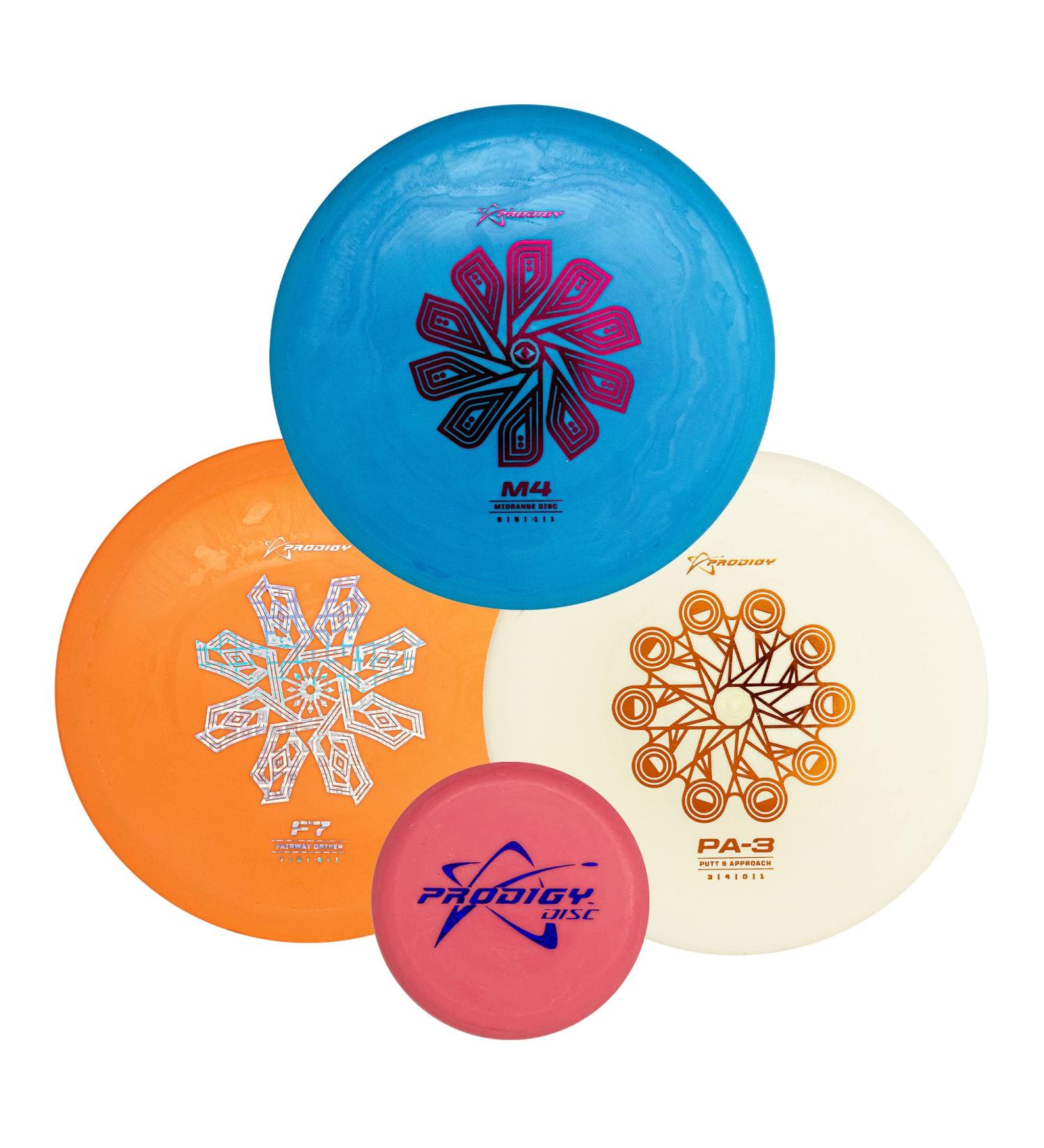 Prodigy Disc 200 Plastic Disc Golf Set - Beginner Frisbee Golf Discs | Putter, Midrange, Fairway Driver & Mini | 3 Discs | Ideal Starter Set - Buy Online on GoSupps.com