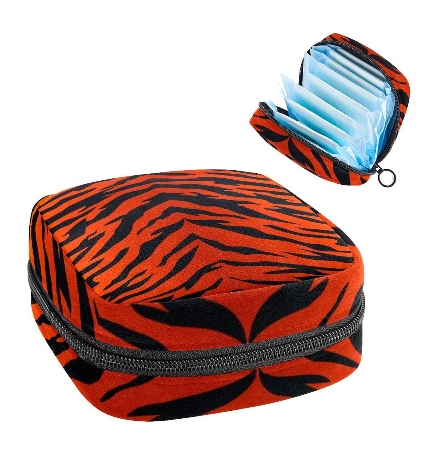 Women s Bonds Storage Pockets Stillpad Holder - Portable Tiger Pattern Period Kit Bag | Feminine Product Organizer for Girls - Buy Online on GoSupps.com