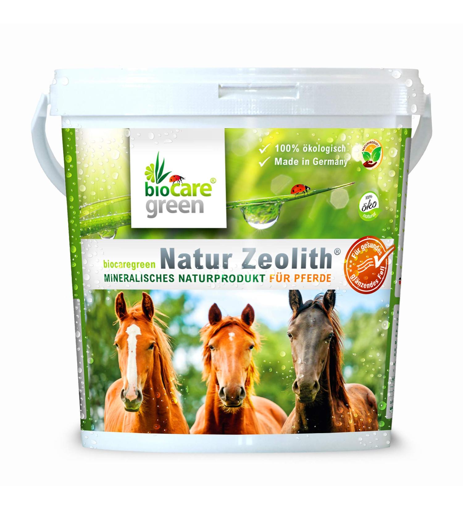 Biocaregreen Natural Zeolite for Horses | 1kg Nutritional Supplement | Ultra-Fine 50 m Grind | International Shipping Available - Buy Online on GoSupps.com