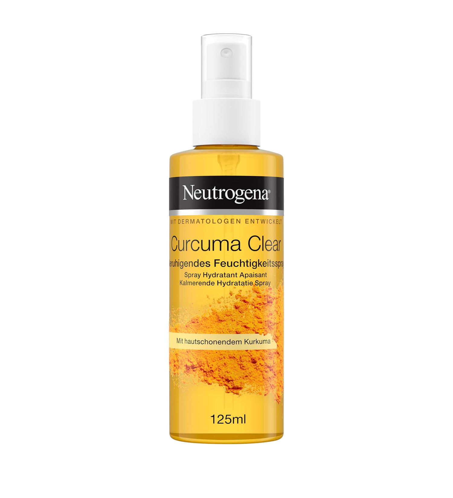 Neutrogena Curcuma Clear Facial Care Soothing Moisturising Spray Oil-Free Face Spray 125 ml - Buy Online on GoSupps.com