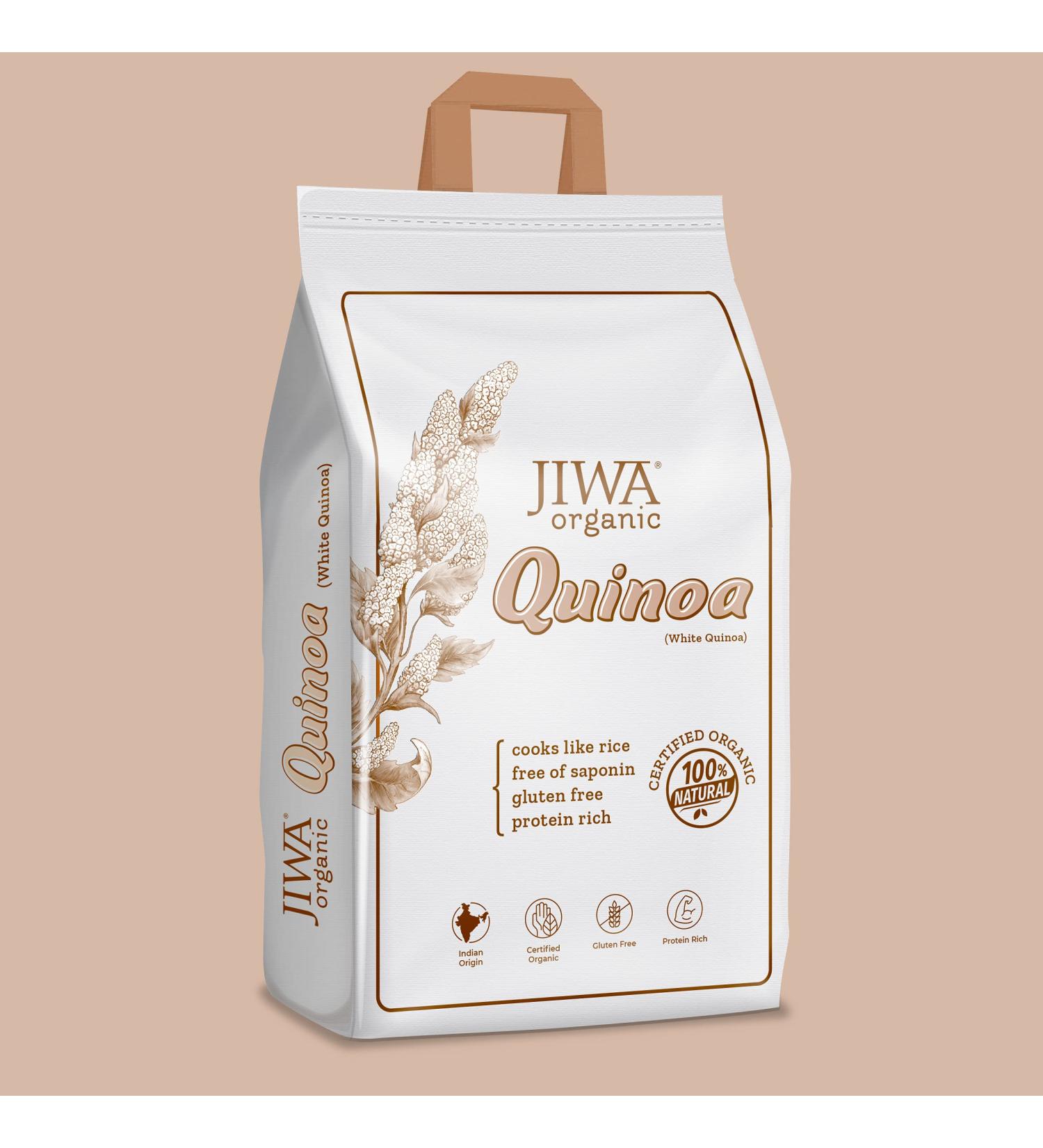 Jiwa Organic Quinoa - Buy Premium Quality Quinoa Online | [Brand Name] - Buy Online on GoSupps.com