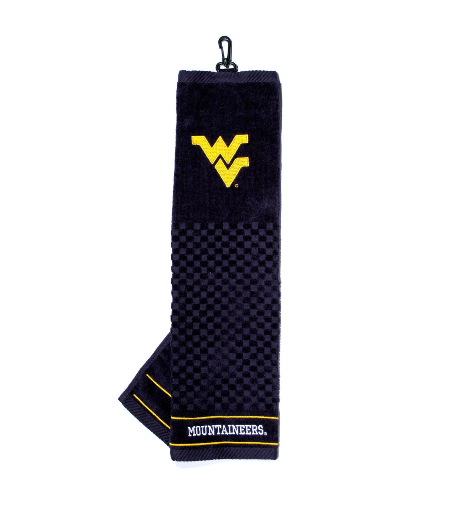 NCAA Embroidered Golf Towel West Virginia