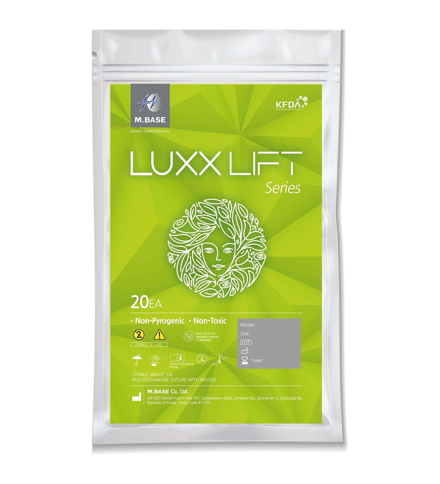 Luxx PDO Thread Lift/Eye Lift & Eye Care/No Cog Blunt CL-Type/20Pcs(1Pack)/Made in S.Korea (30G38mm) 158.00 g (1 Pack)