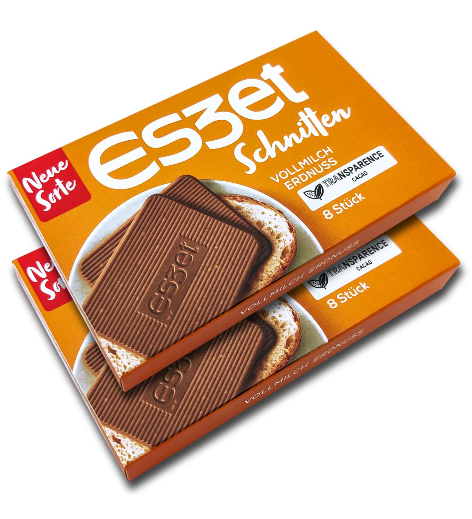 Eszet Eszet Pack of 2 packs of 2 cups of whole peanut milk 2 x 75 g