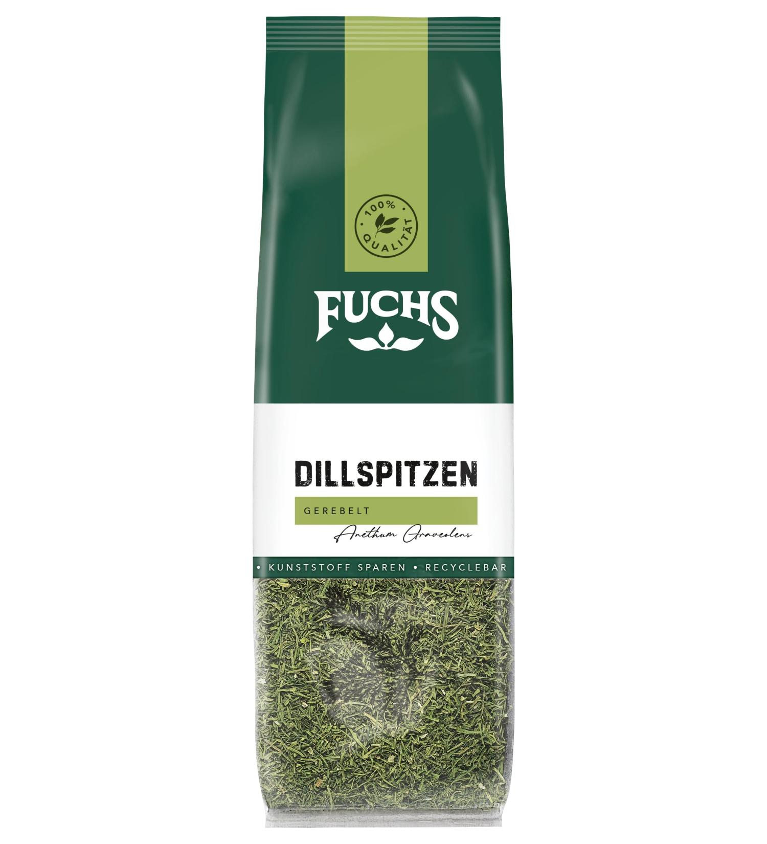 Fuchs Gew rze - Dill tips in recyclable refill bag - 20 g