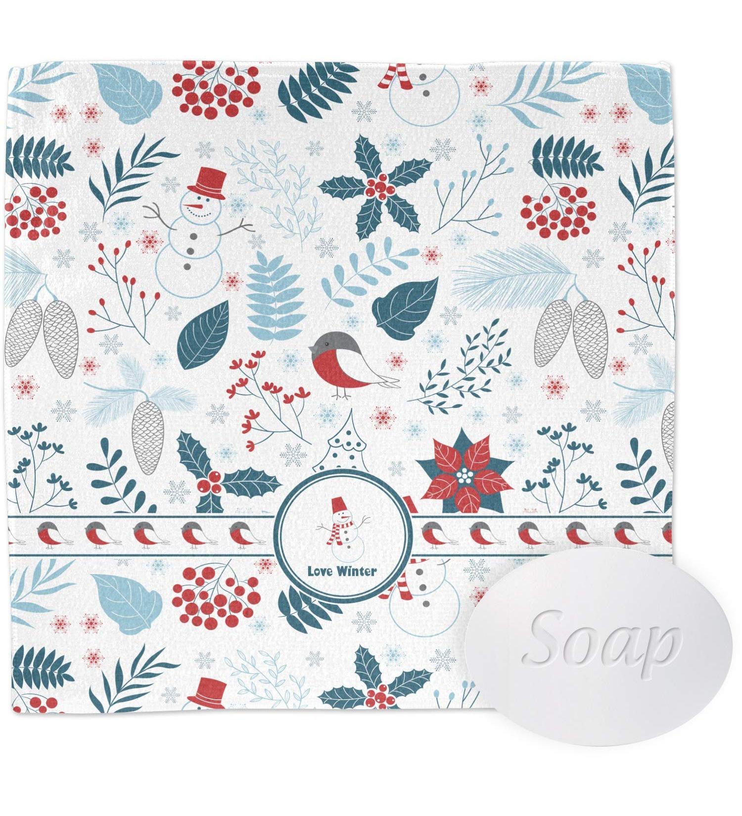 YouCustomizeIt Personalized Winter Washcloth Square (12" x 12")