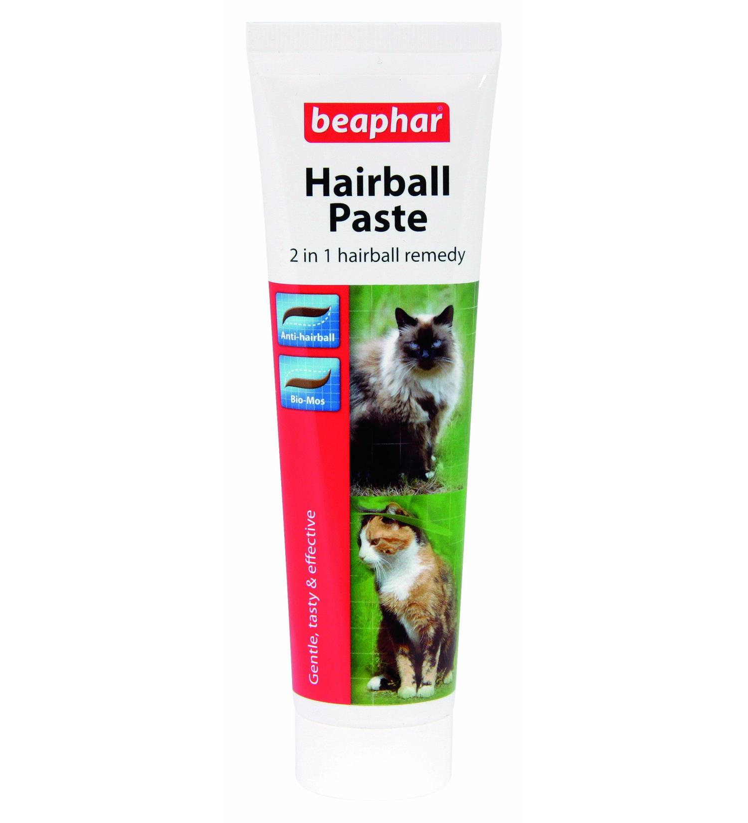Beaphar Hairball Paste for Cats 2 in 1 100 g (Pack of 2)