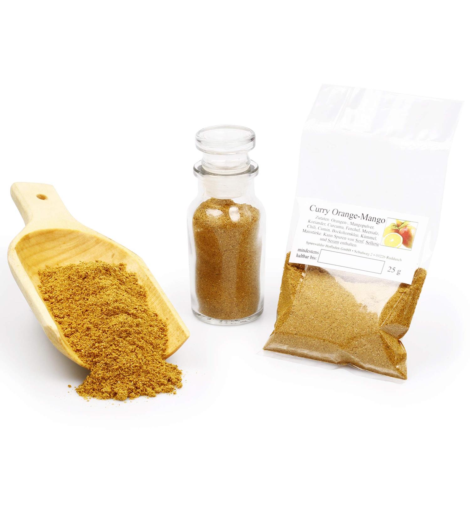 Curry Orange Mango Spice Mix 25g | Vegan Curry Powder & Asian Spices - Perfect for Flavorful Dishes - Buy Online on GoSupps.com