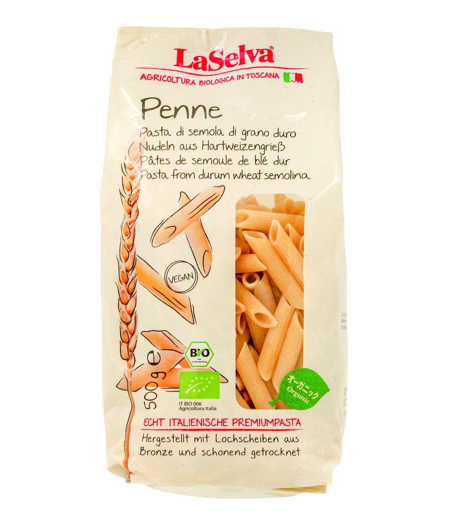 LaSelva Organic Durable Wheat Clay Penne 500g - Buy Online on GoSupps.com