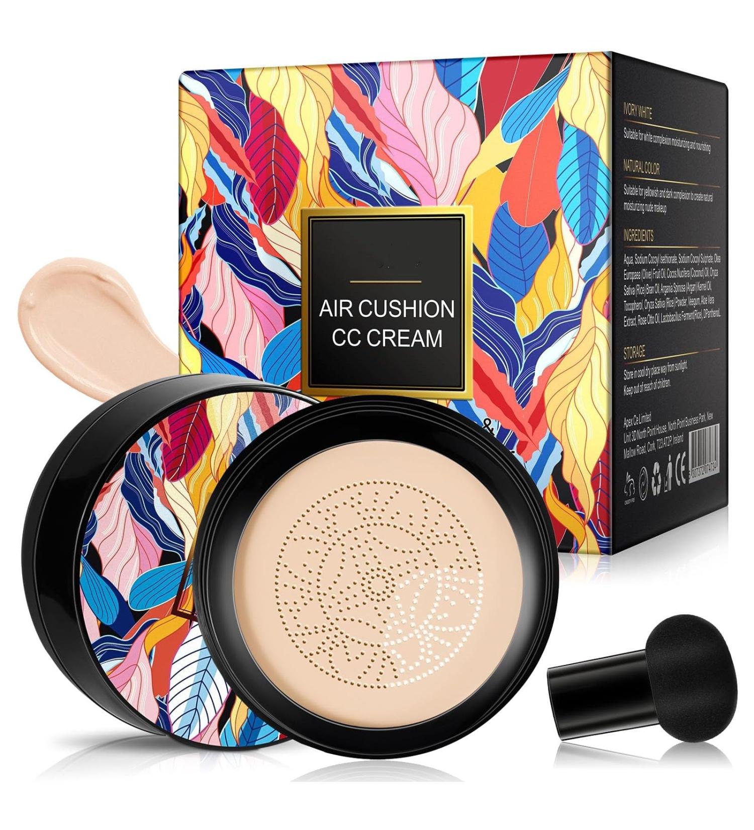 2024 New Mushroom Head Air Cushion CC Cream - Apartment Air Cushion CC Cream Long-Lasting Matte Waterproof Moisturizing Concealer Beauty (BRIGHTEN) - Buy Online on GoSupps.com