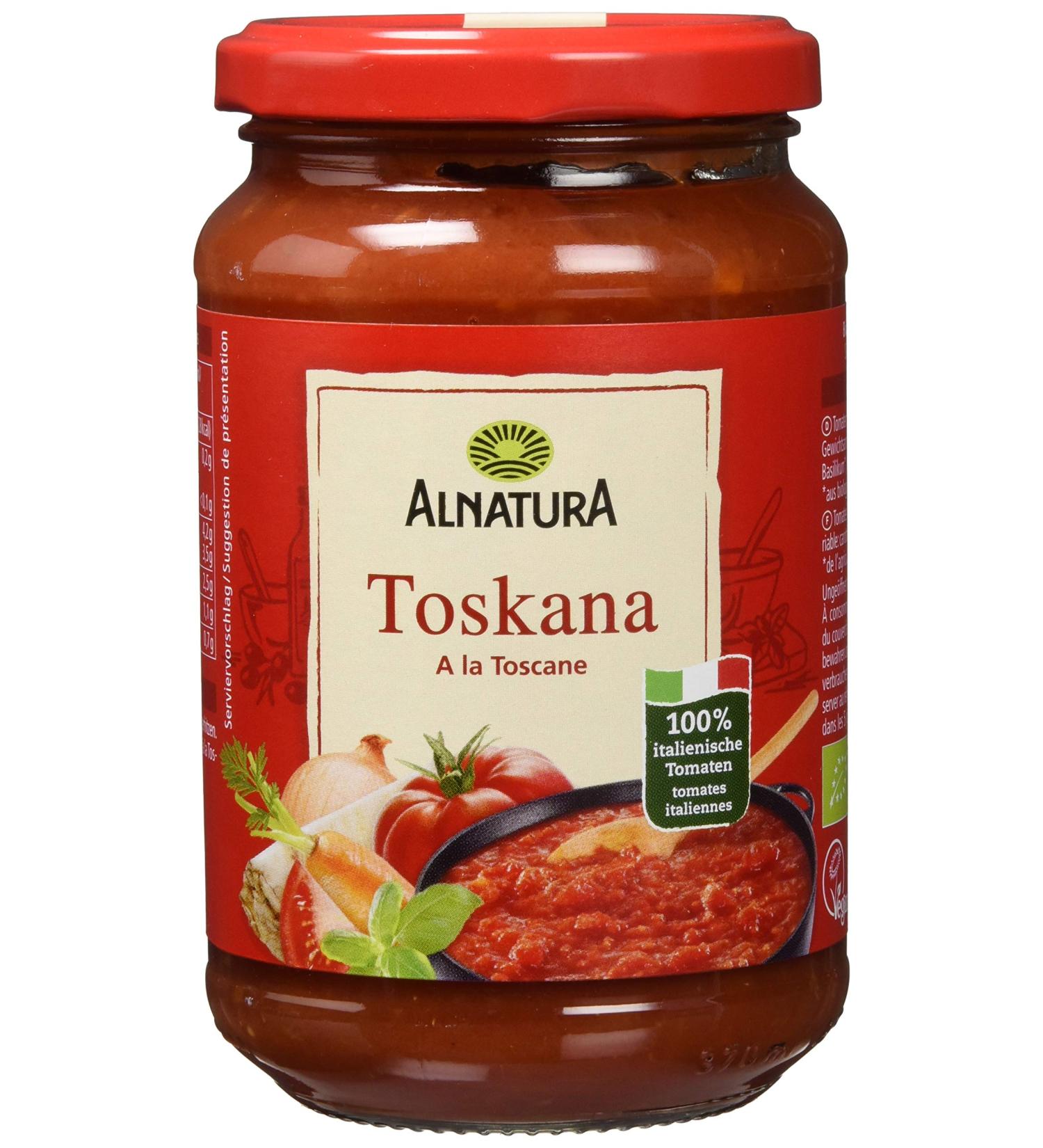 Alnatura Organic Tomato Sauce Toscana, 325 ml - Buy Online on GoSupps.com