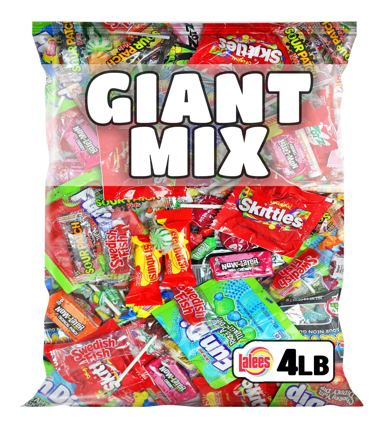Halloween Candy Variety Pack - 4 Pounds of Assorted Individually Wrapped Bulk Candy for Parties and Pinatas - Buy Online on GoSupps.com