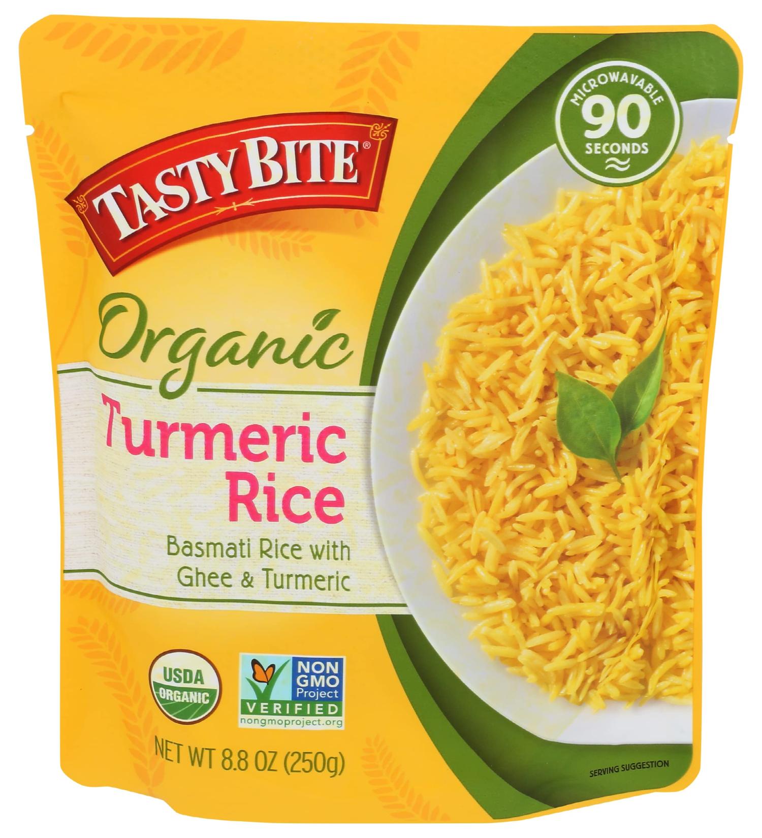 TASTYBITE Organic Turmeric Rice - 8.8 oz - Buy Online on GoSupps.com