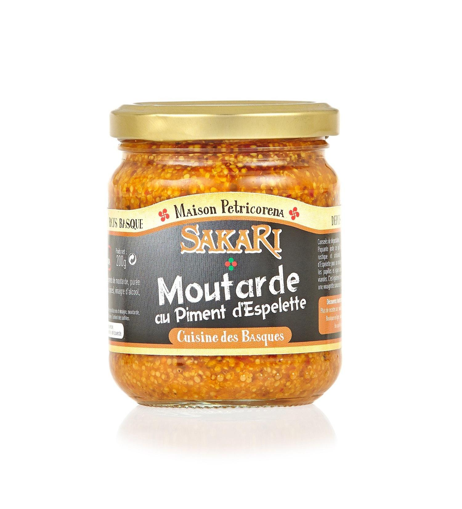 Sakari - Espelette Pepper Mustard 200 G