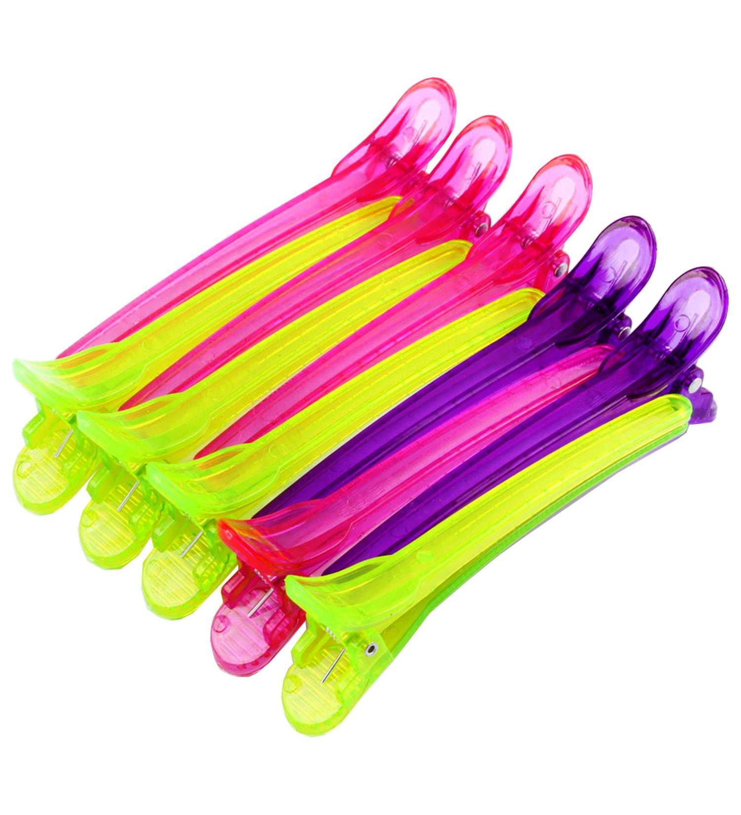 AAHB sectioning clip hair clip hairdresser 10 pieces 3 colours 1 pack (1 x 10 pieces)