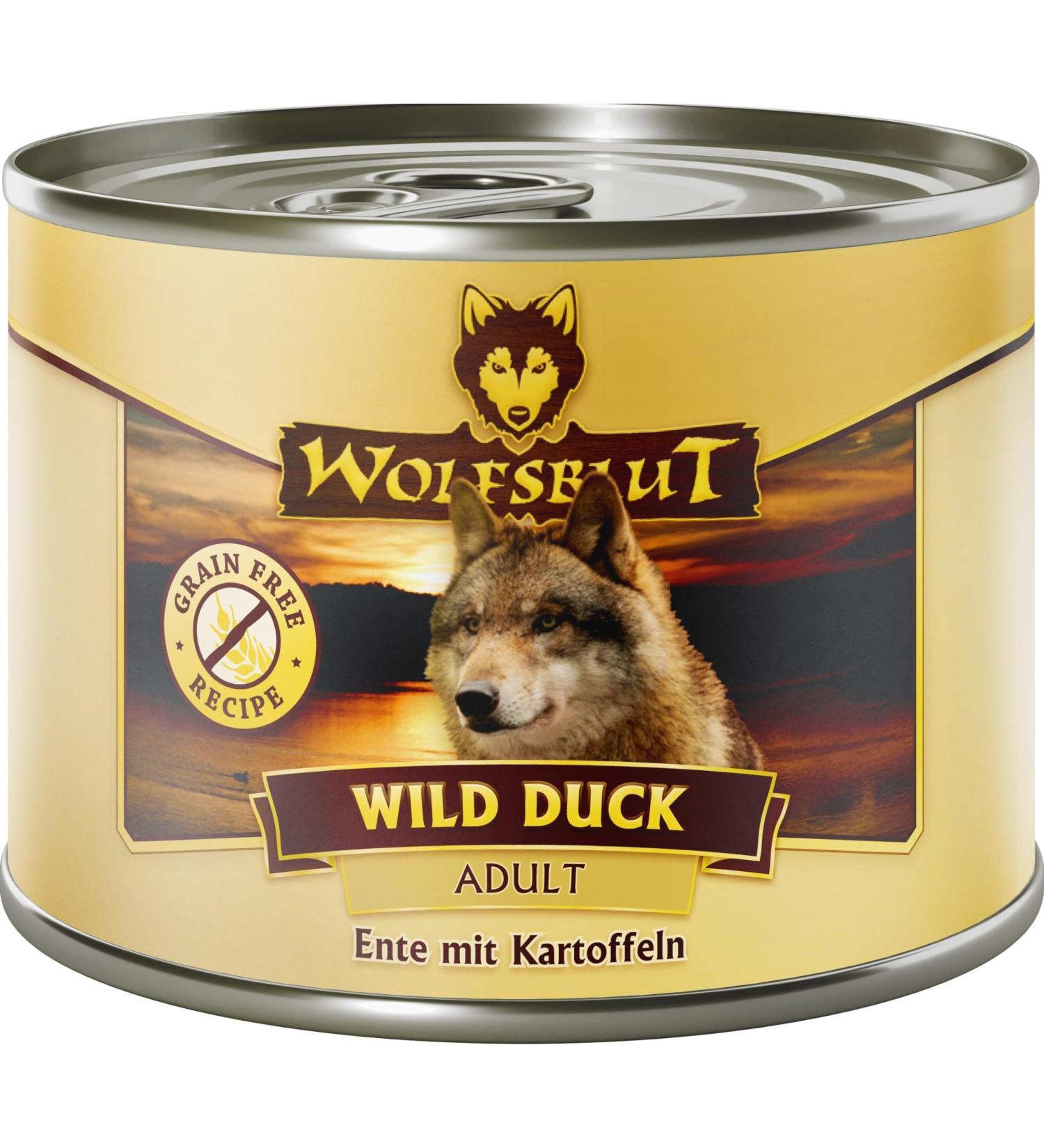 Wolfsblut Wild Duck Adult Dog Food - 200g (Pack of 6)