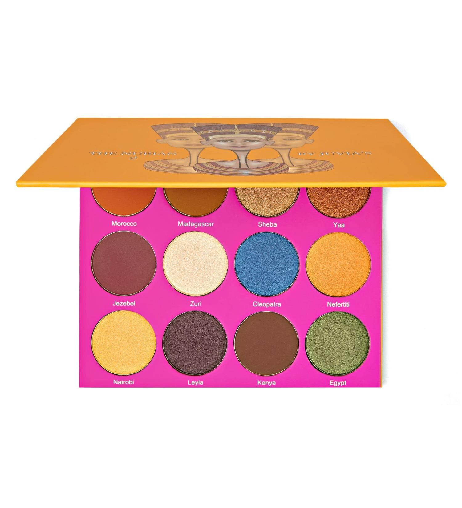 Juvia's Place Blue to Gold Eyeshadow Palette - 12 Shades of Pigmented Eye Makeup - Buy Online on GoSupps.com