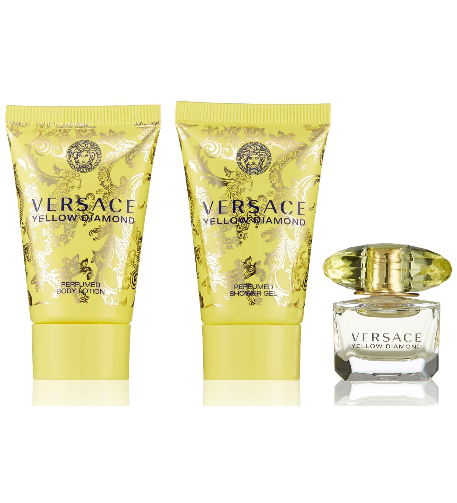 Versace Yellow Diamond Mini Gift Set - 3 Piece Collection - Buy Online on GoSupps.com